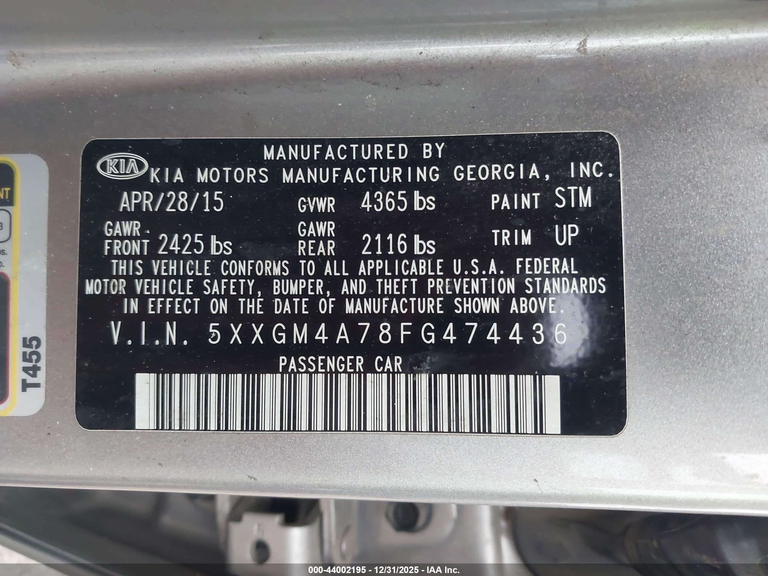 KIA OPTIMA image 9