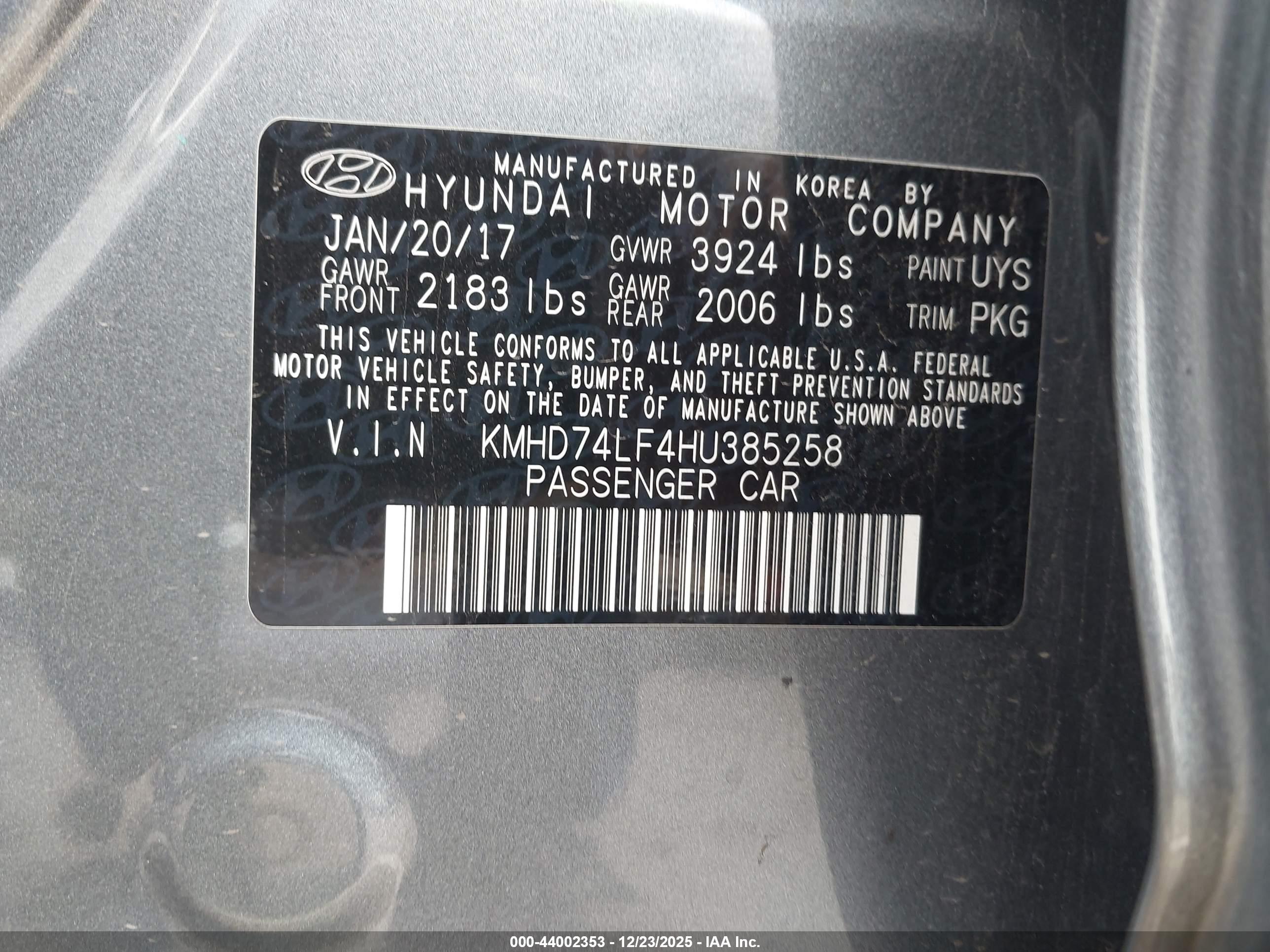 HYUNDAI ELANTRA image 9