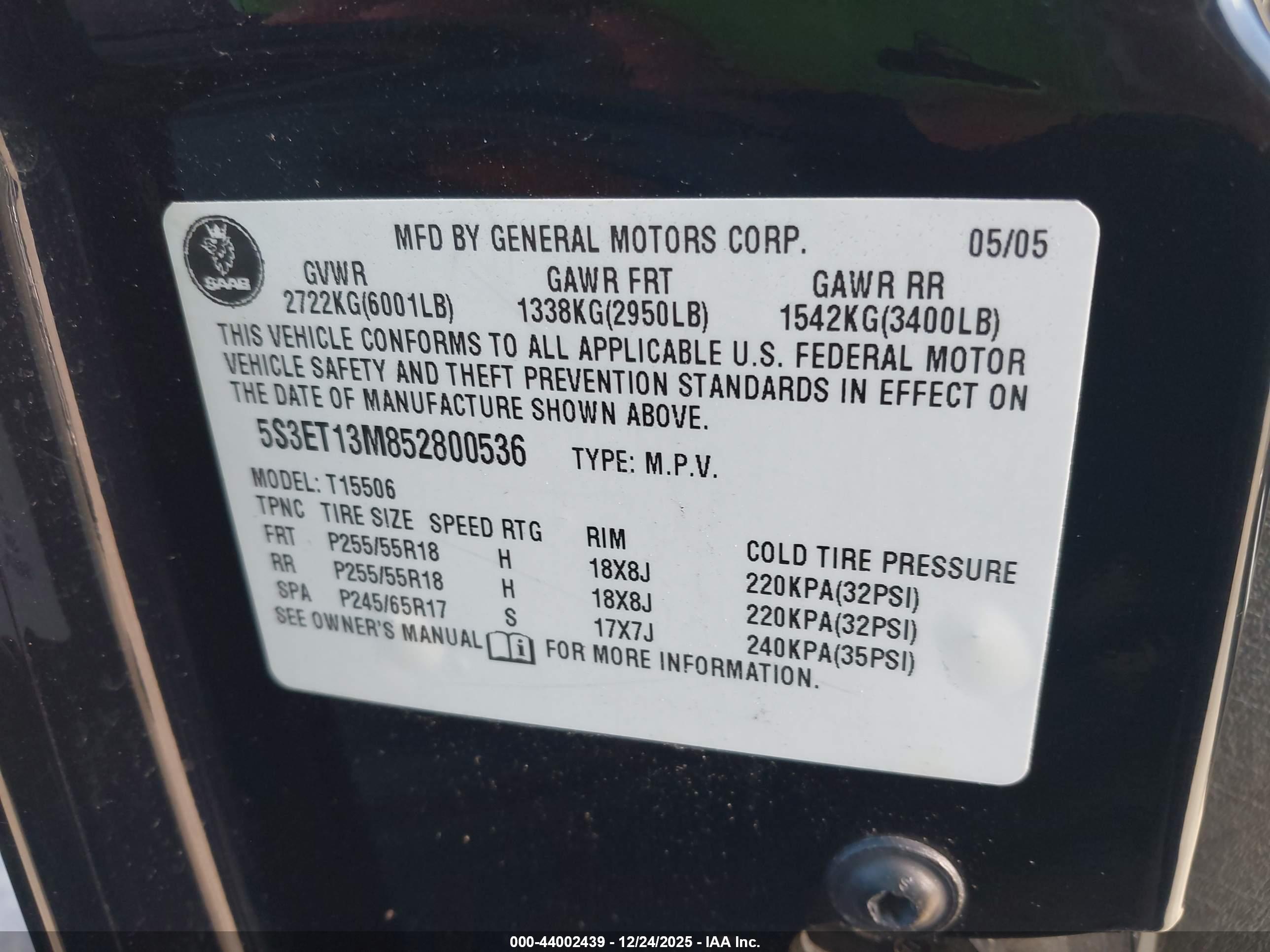 SAAB 9-7X image 9
