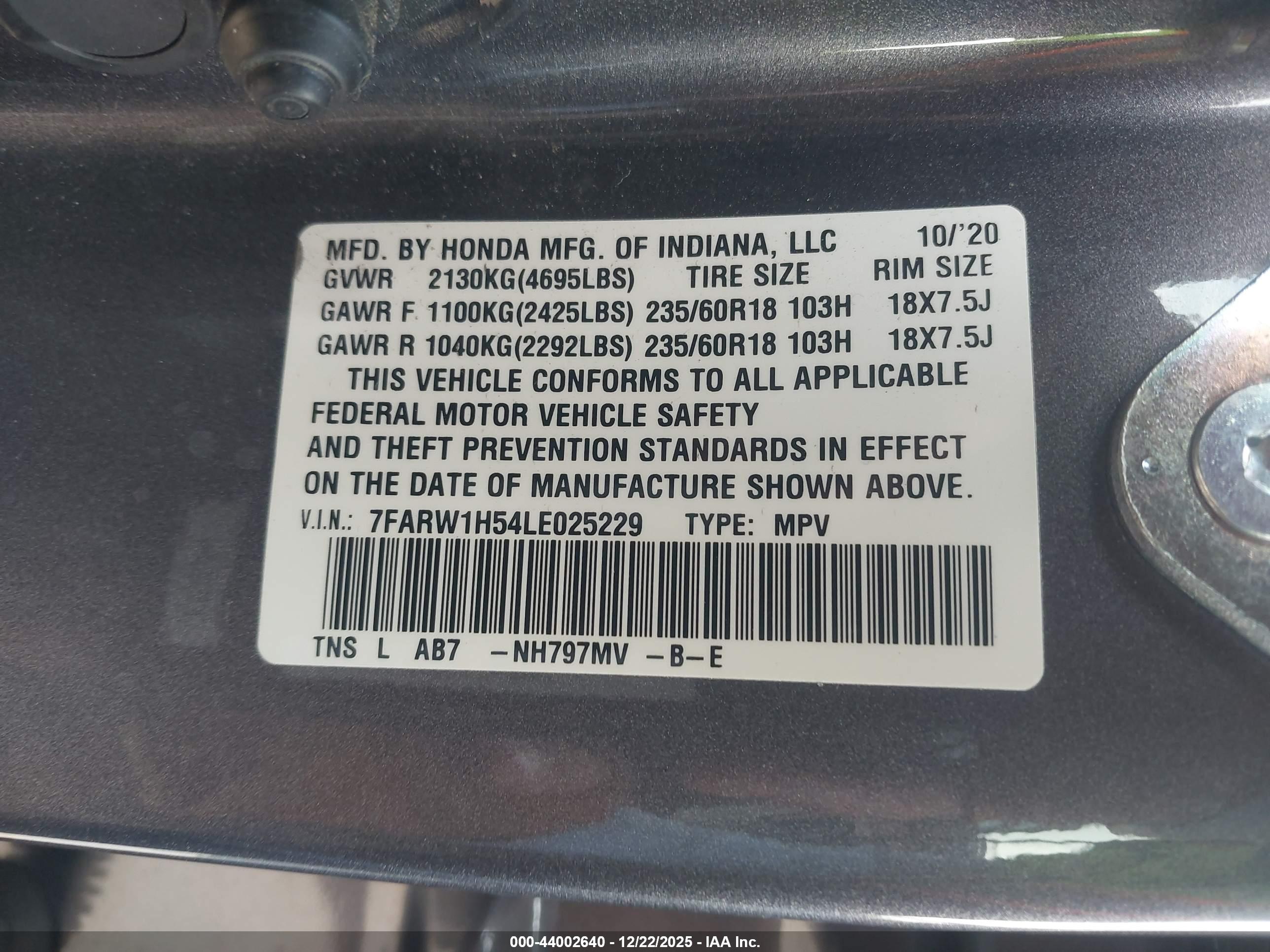HONDA CR-V image 9