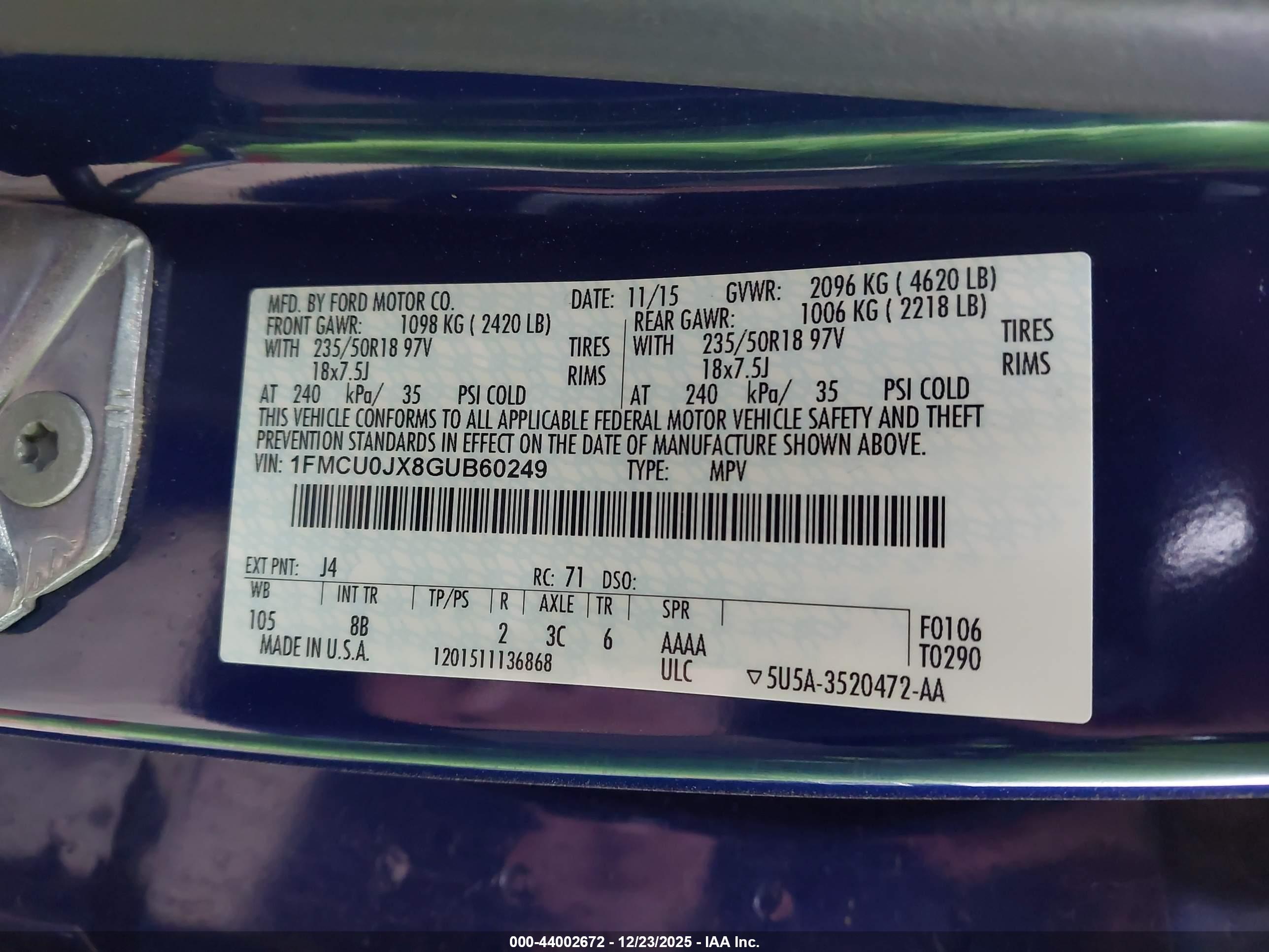 FORD ESCAPE image 9