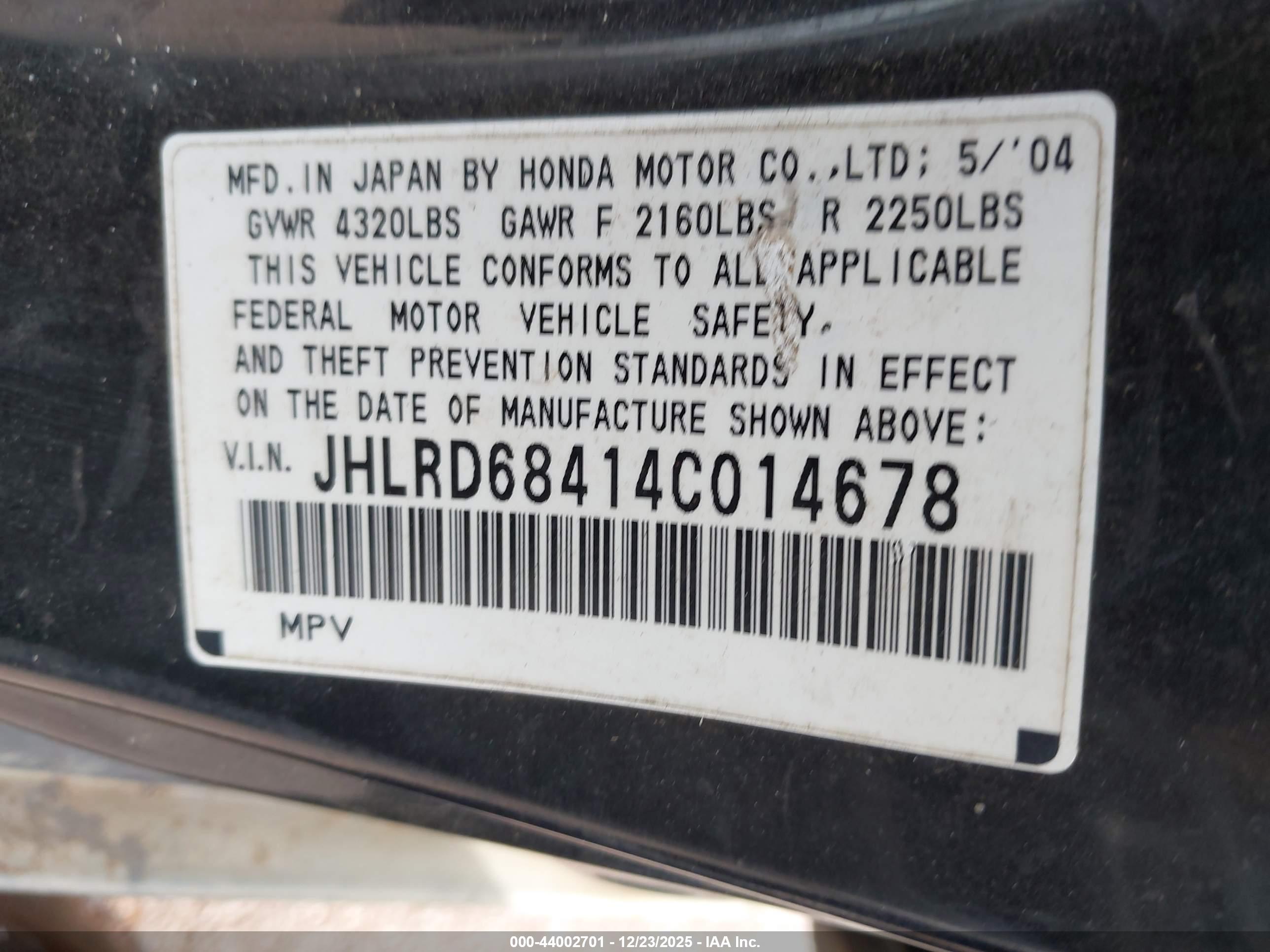 HONDA CR-V image 9