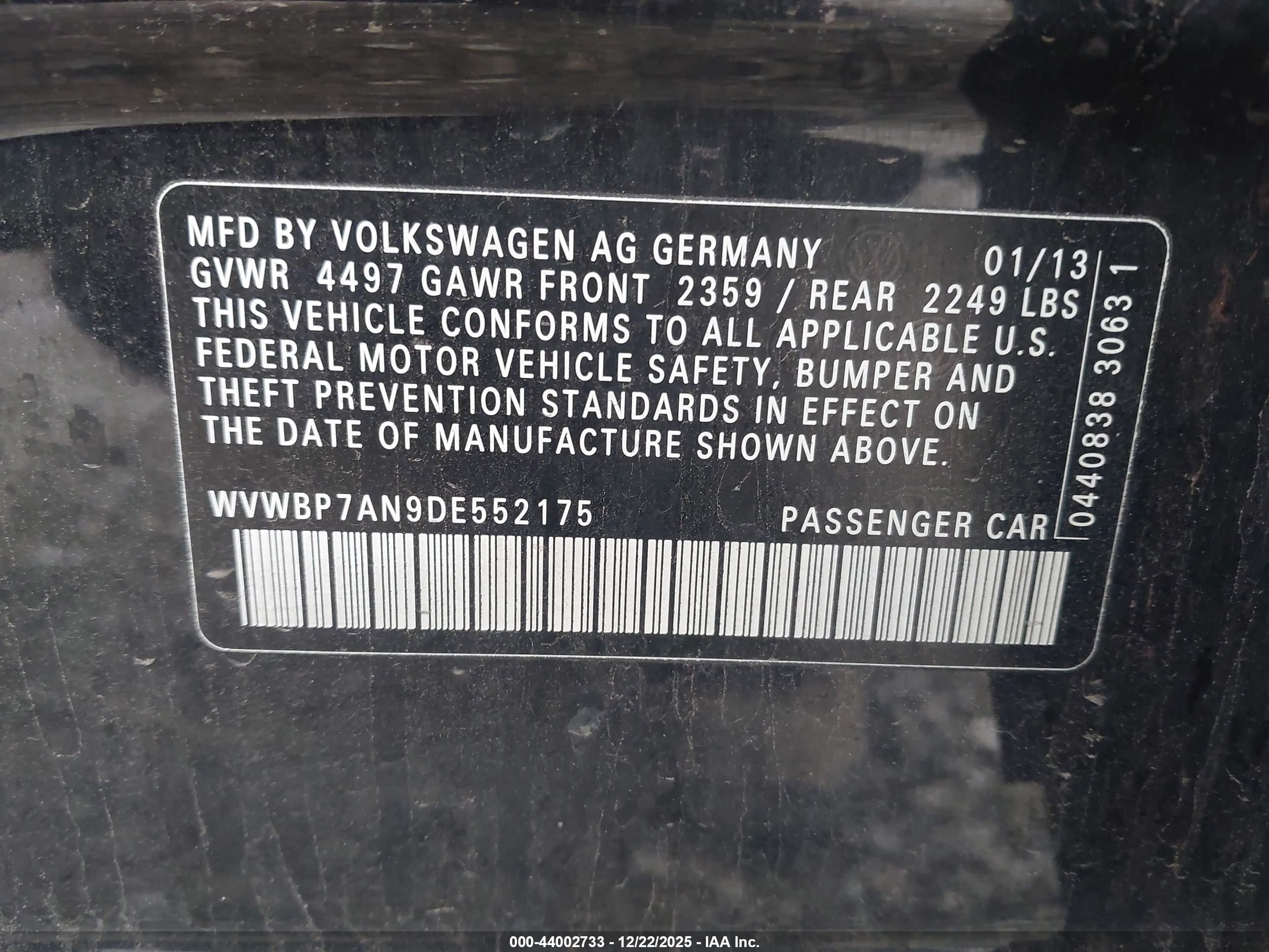 VOLKSWAGEN CC image 9
