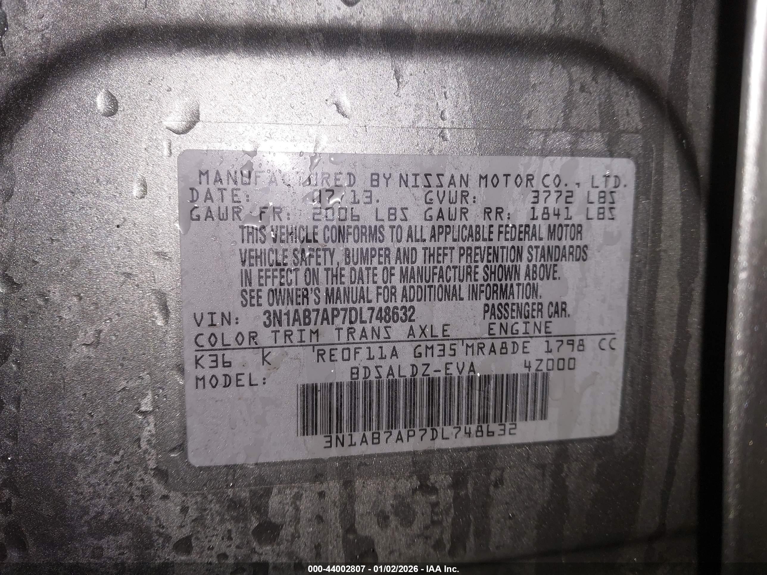 NISSAN SENTRA image 9