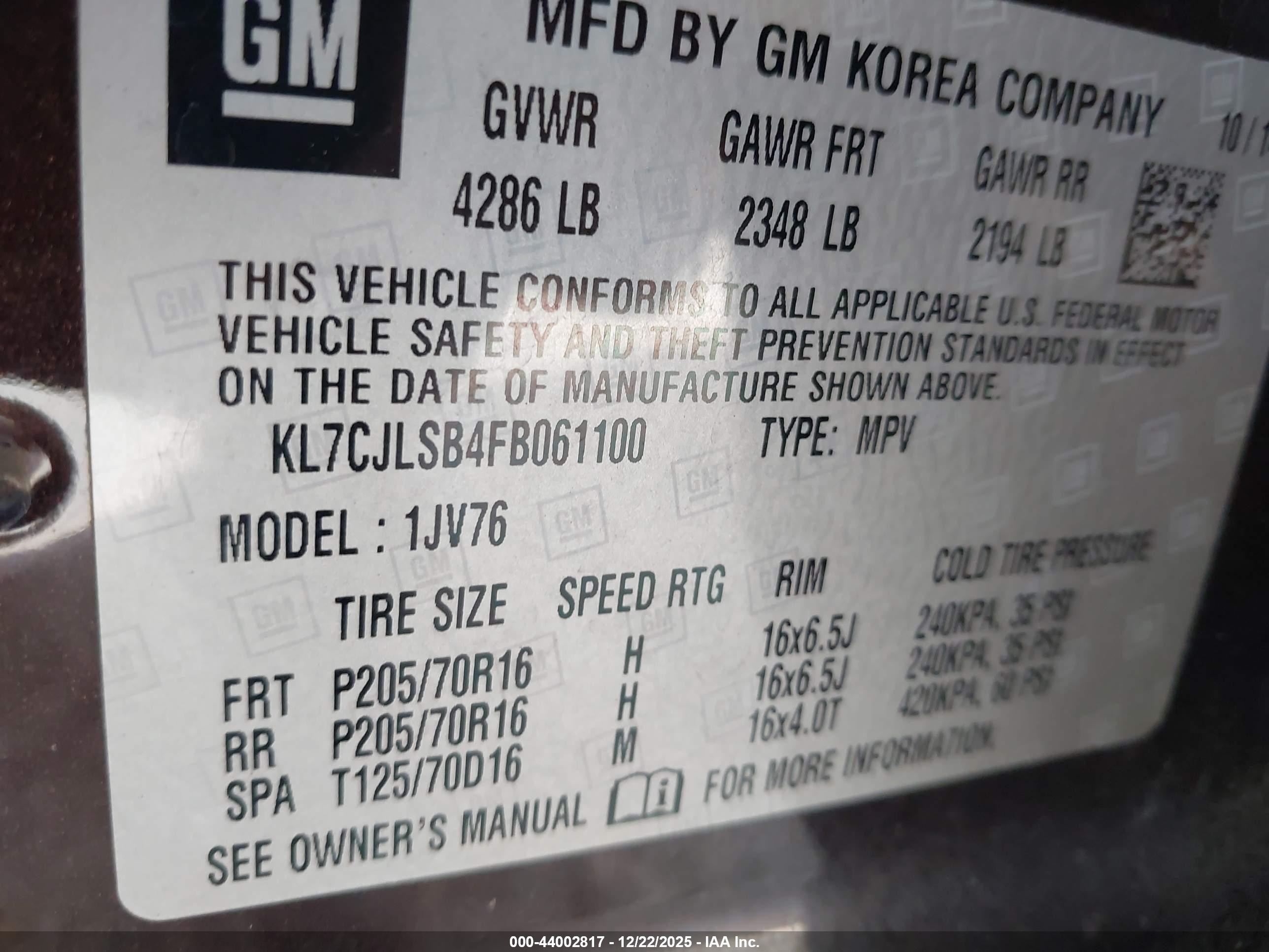 CHEVROLET TRAX image 9