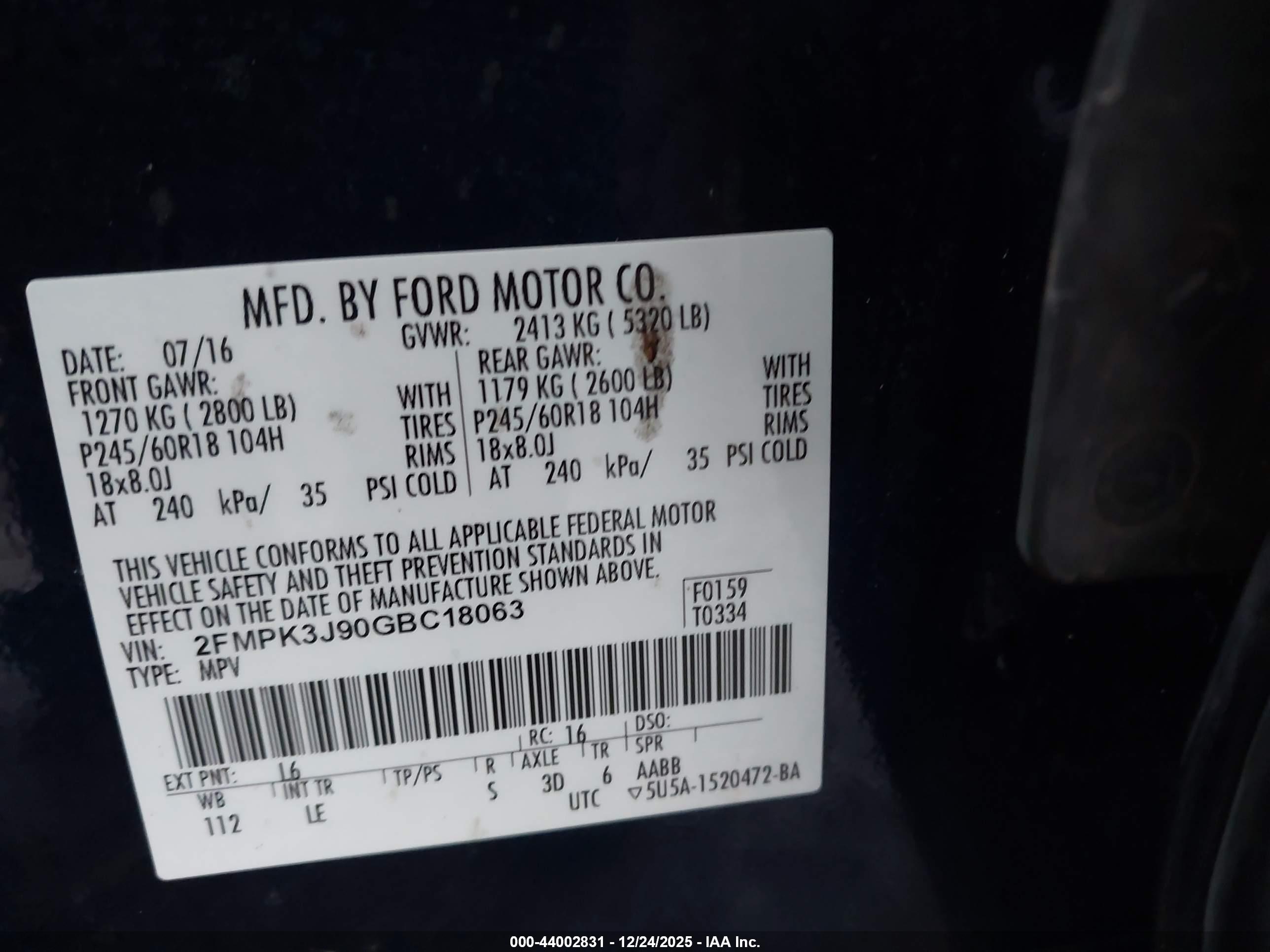 FORD EDGE image 9