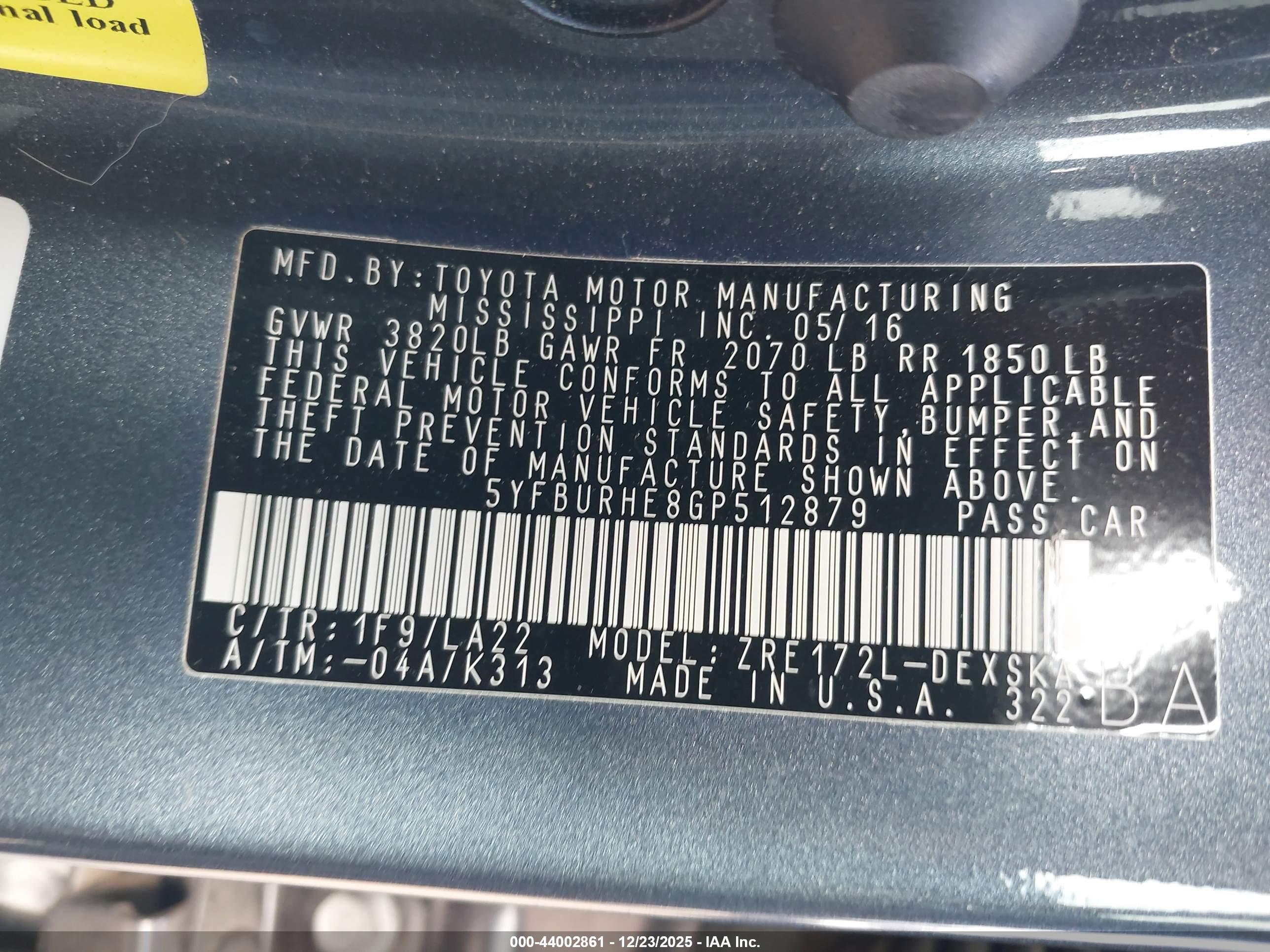 TOYOTA COROLLA image 9