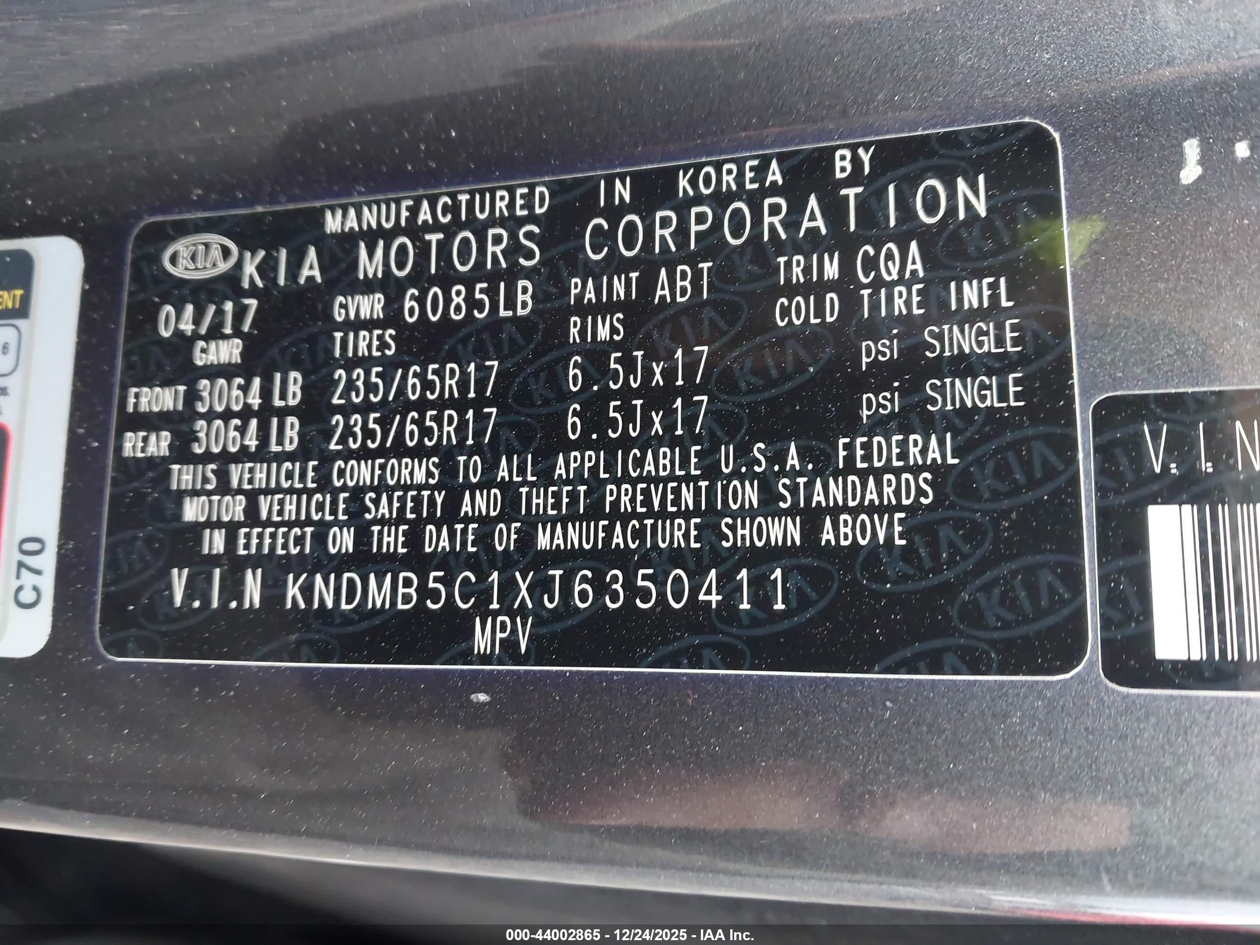 KIA SEDONA image 9