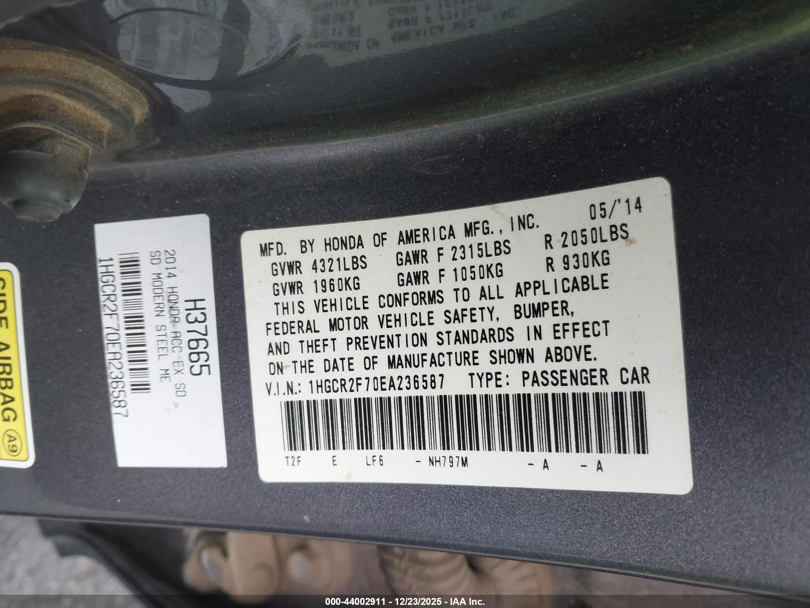 HONDA ACCORD image 9