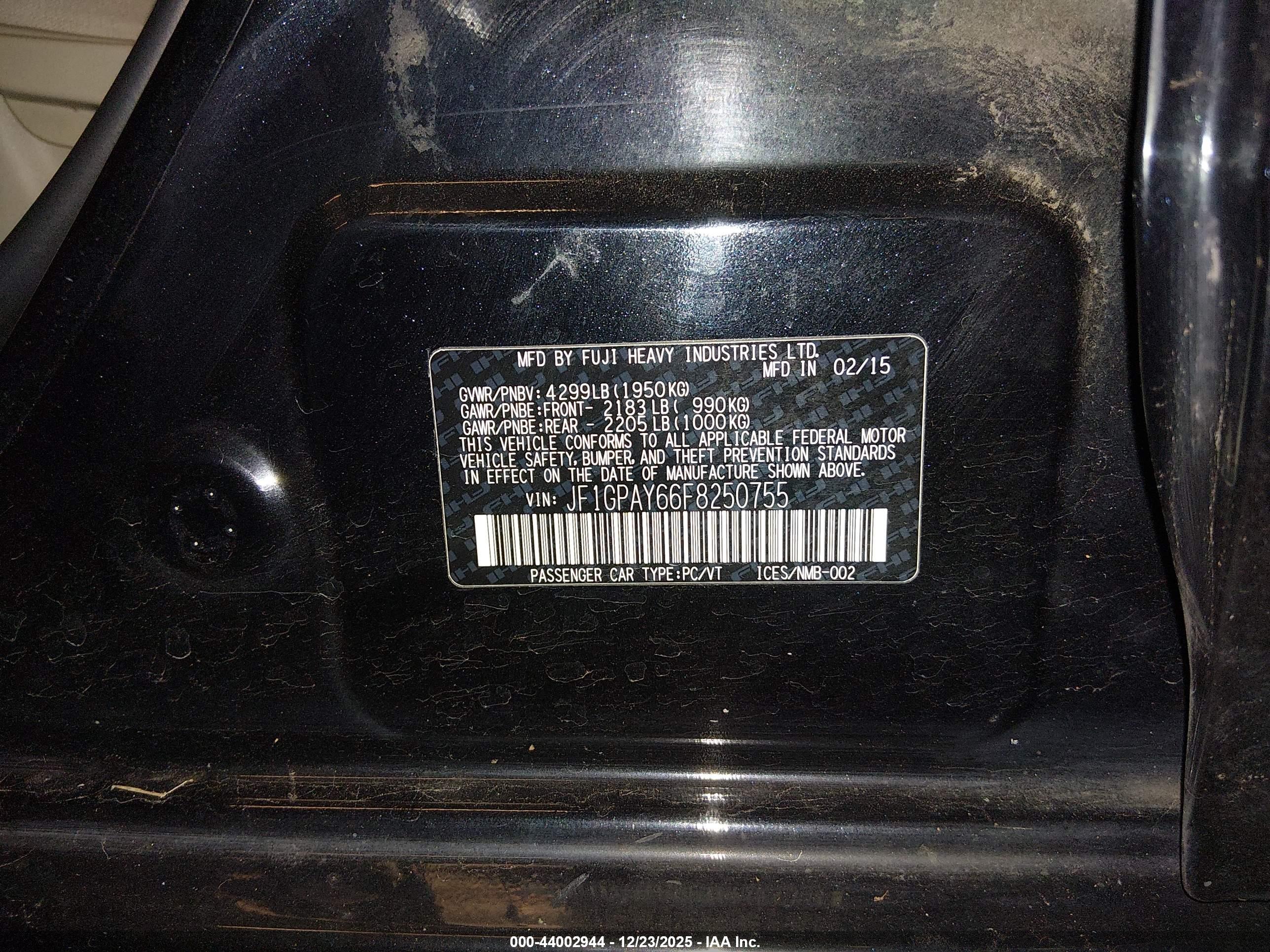SUBARU IMPREZA image 9