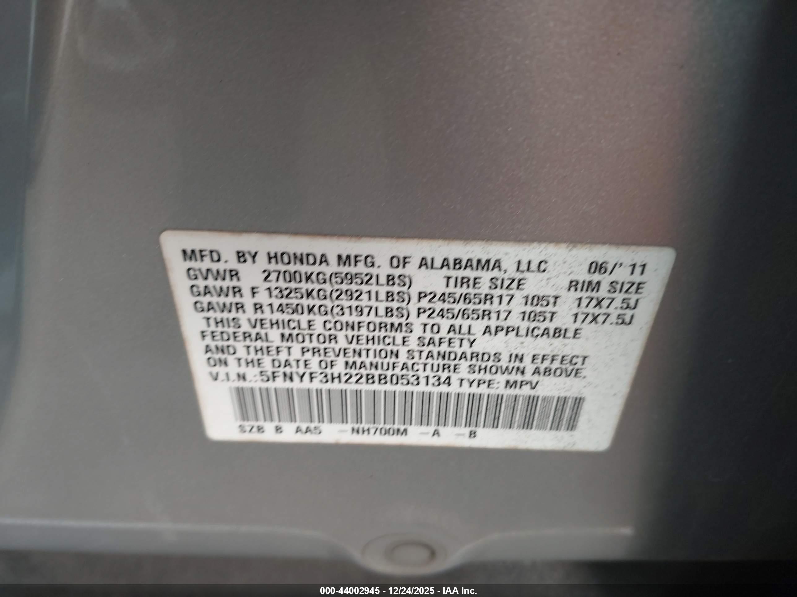 HONDA PILOT image 9