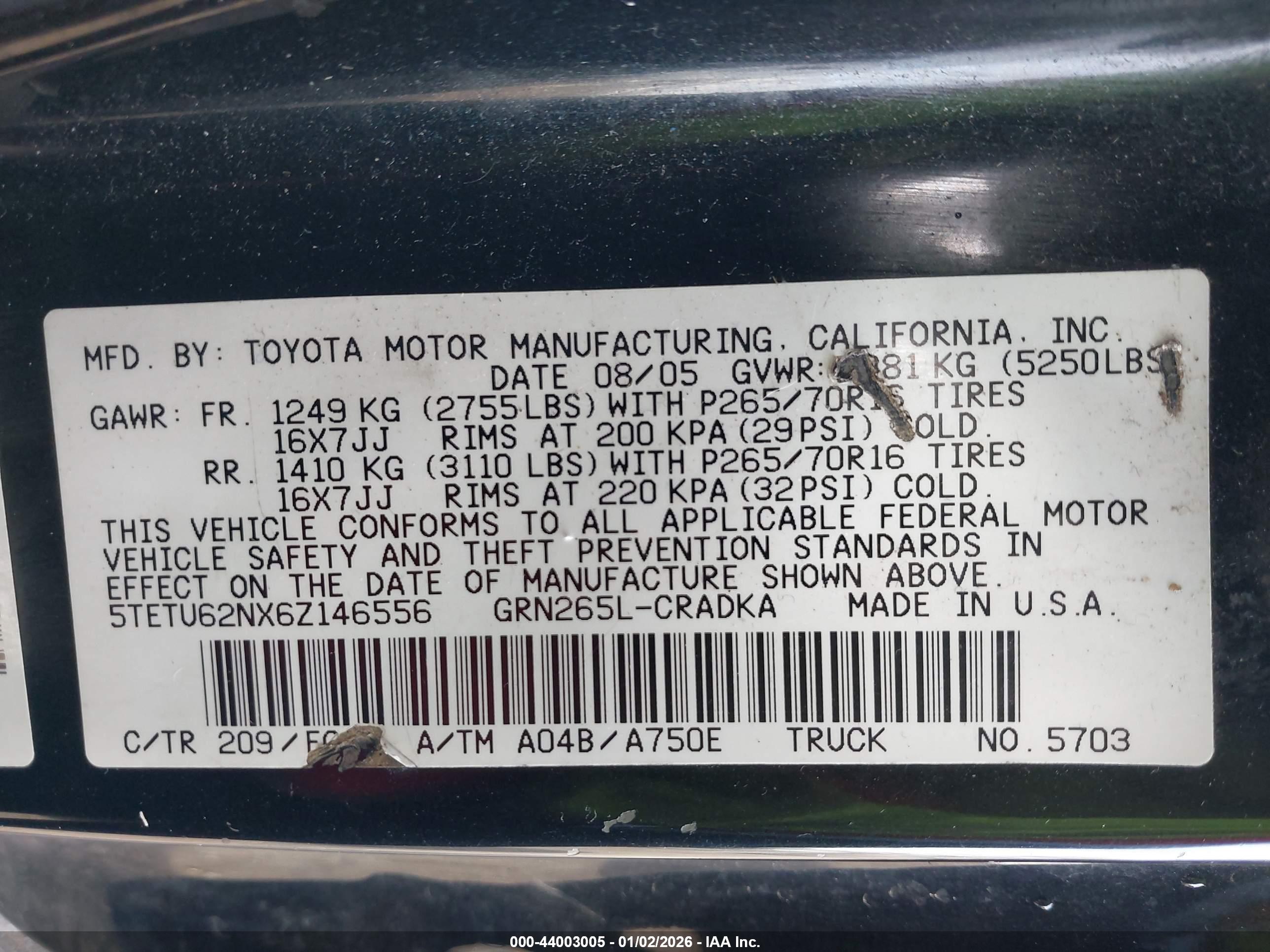 TOYOTA TACOMA image 9