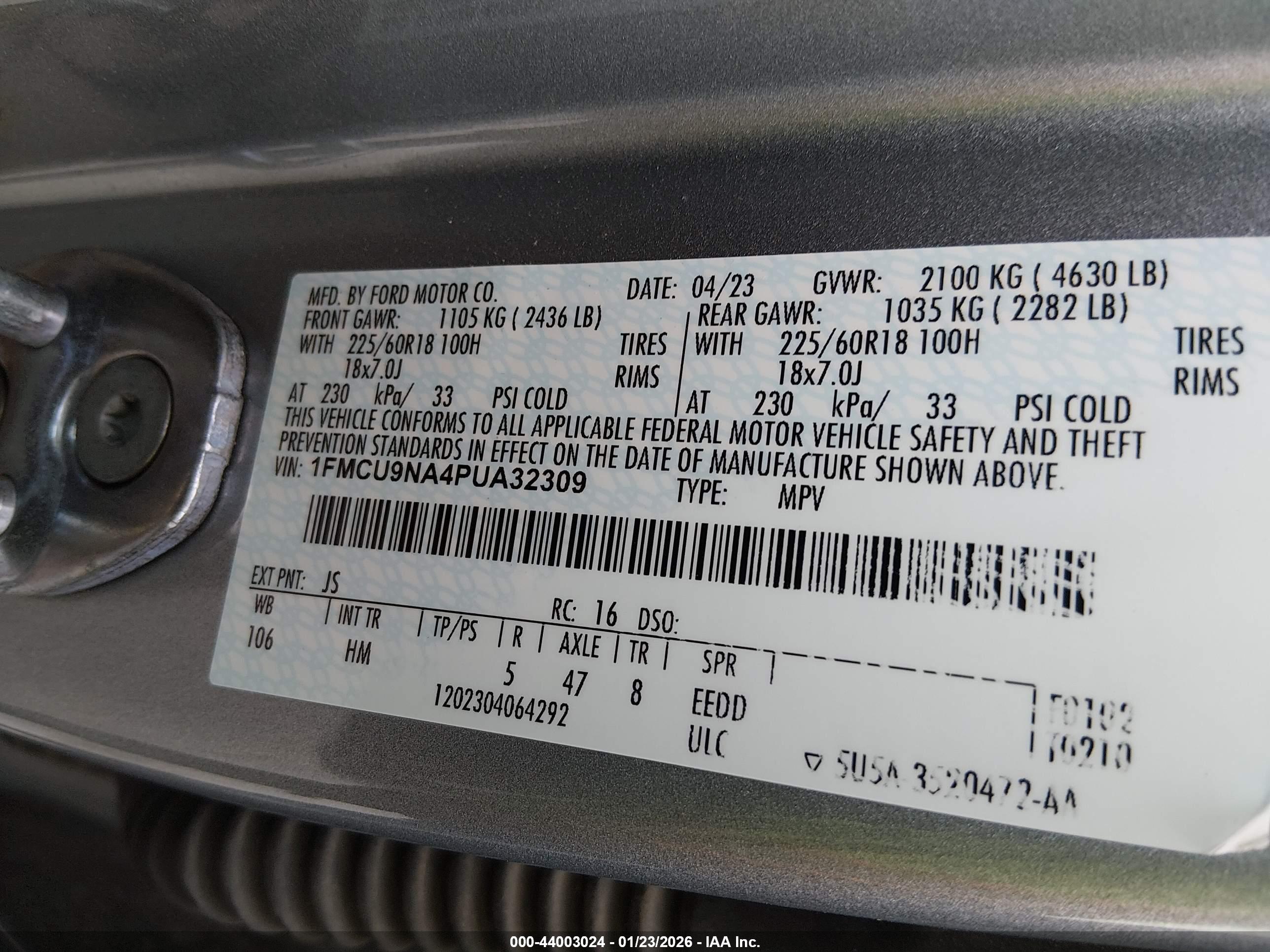FORD ESCAPE image 9