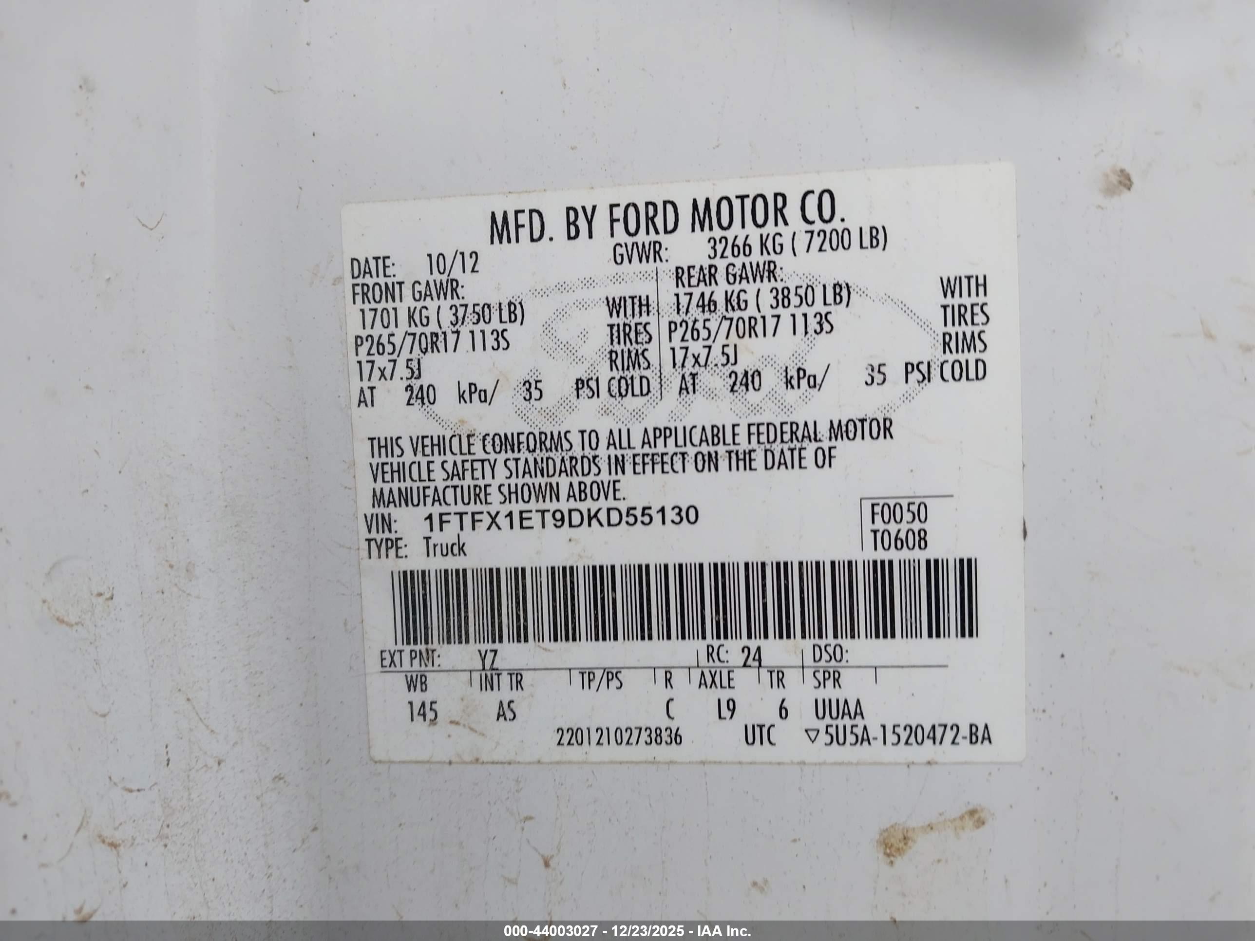 FORD F-150 image 9