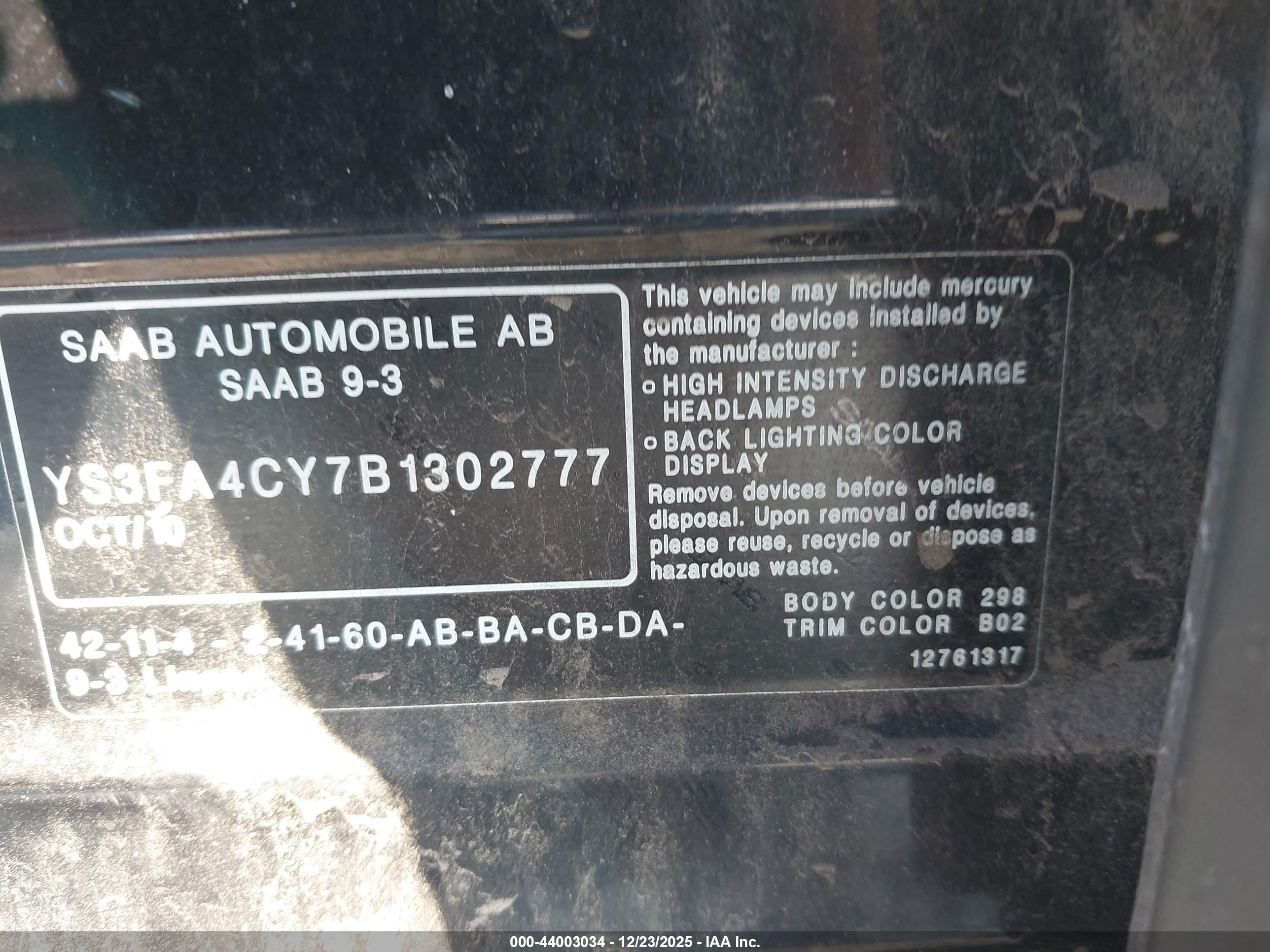 SAAB 9-3 image 9