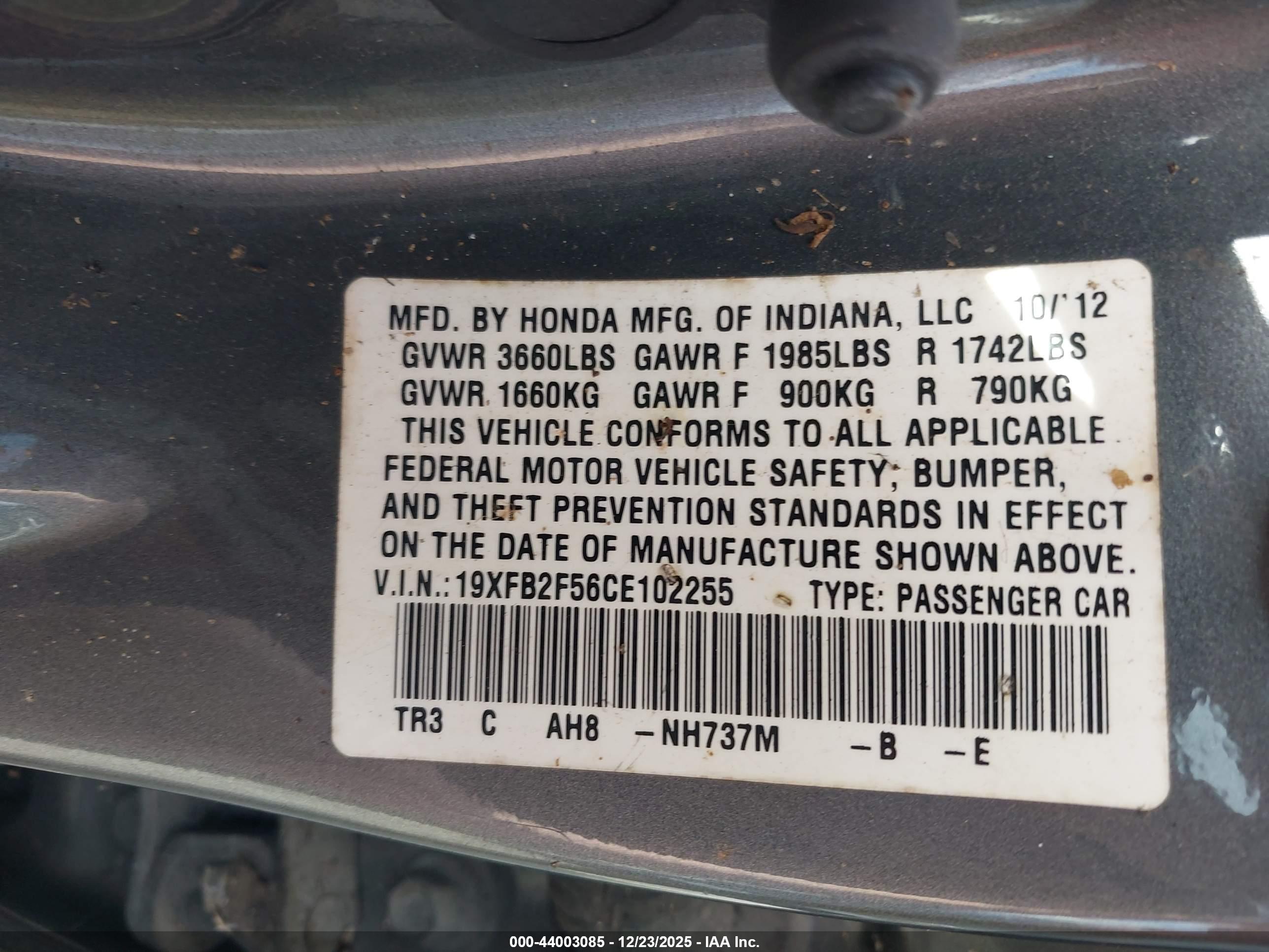 HONDA CIVIC image 9