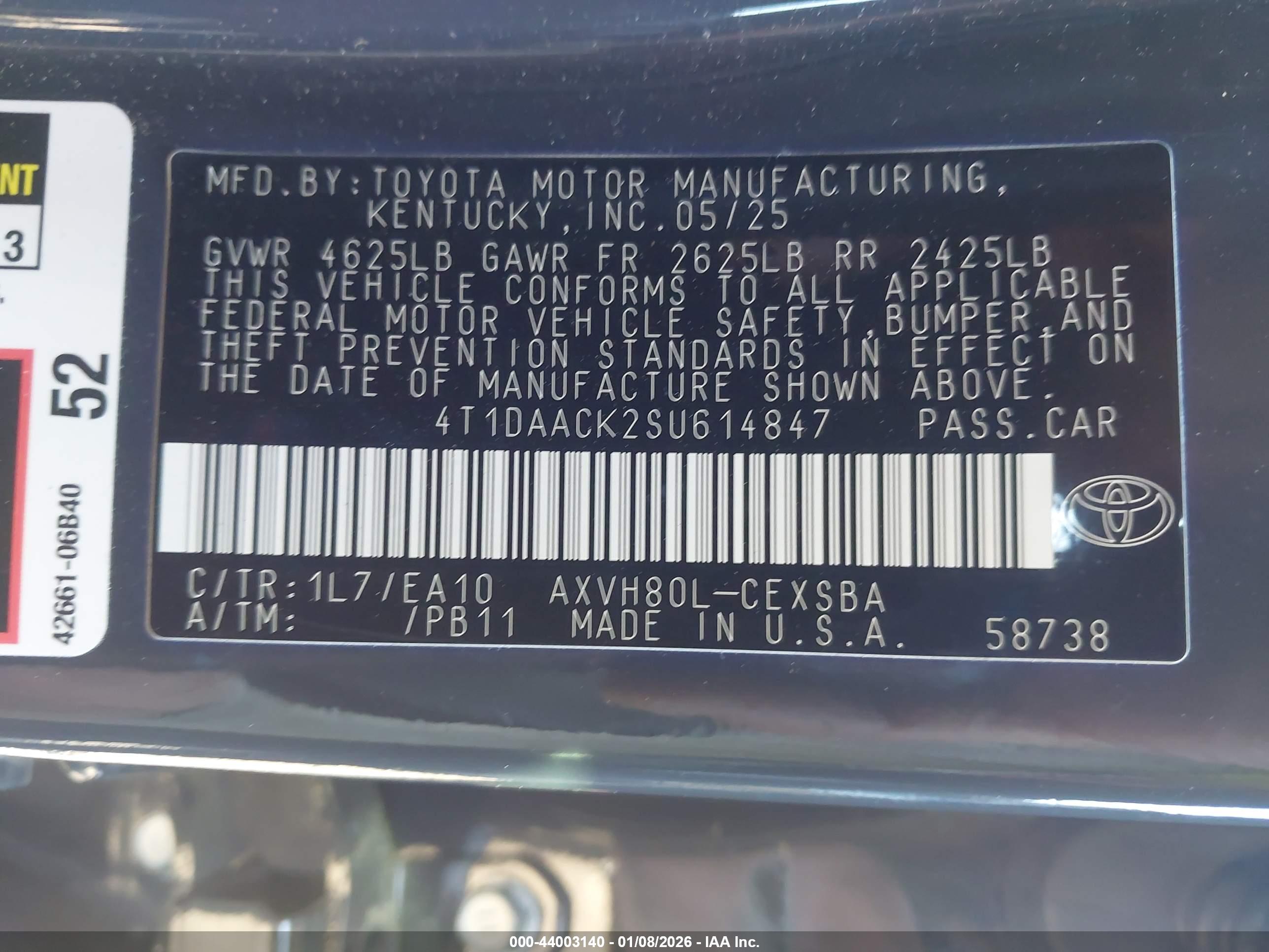 TOYOTA CAMRY image 9