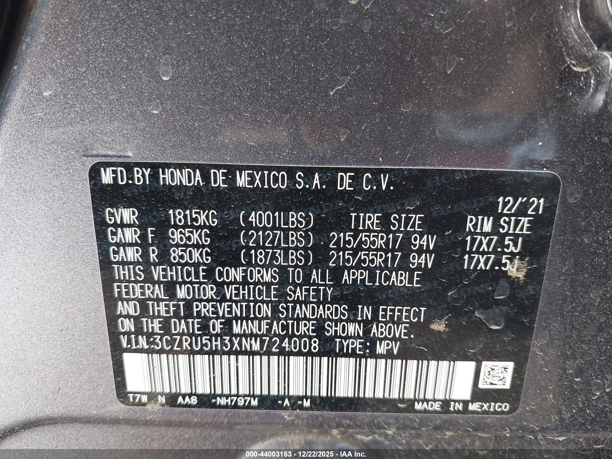 HONDA HR-V image 9