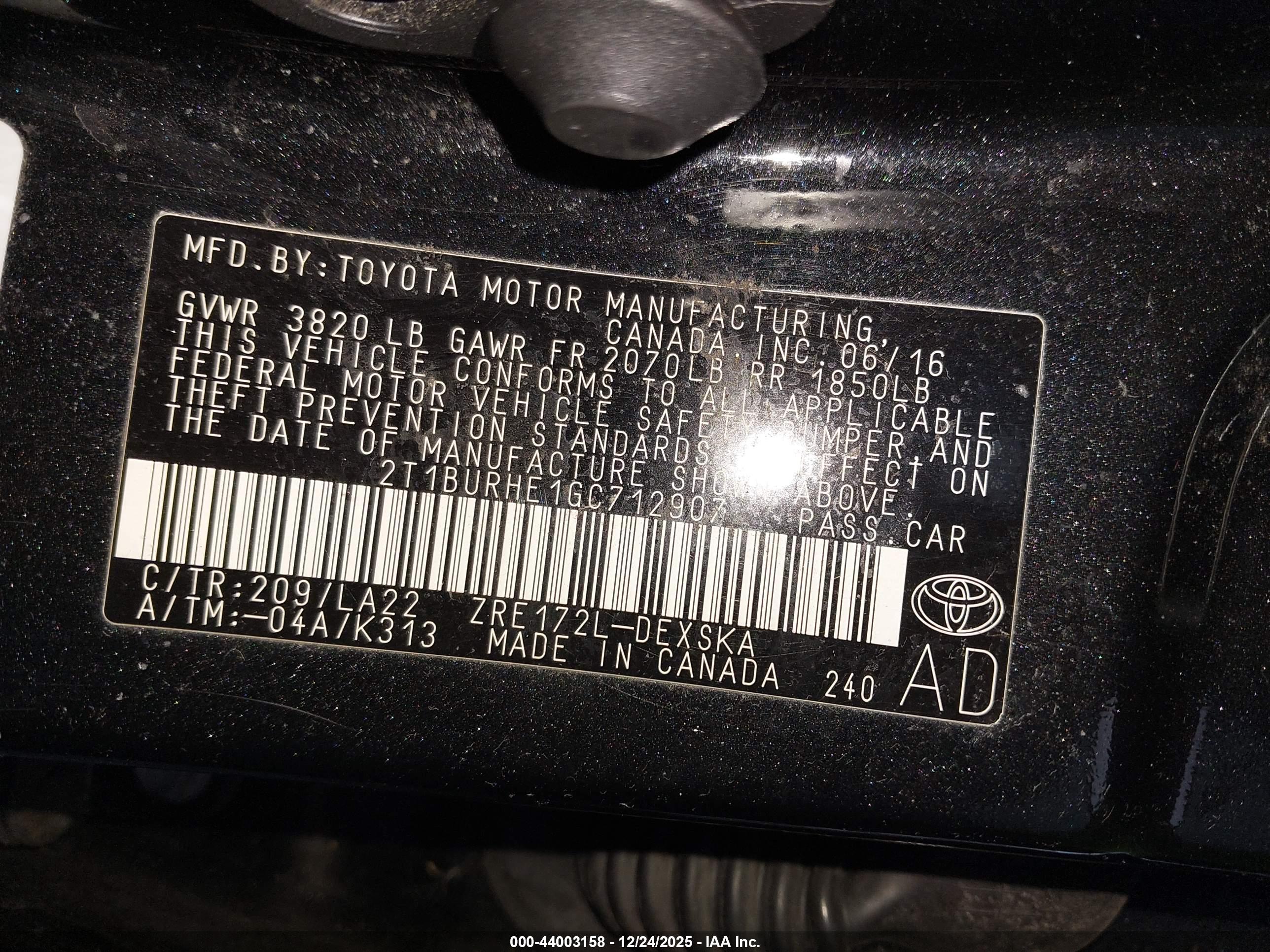TOYOTA COROLLA image 9