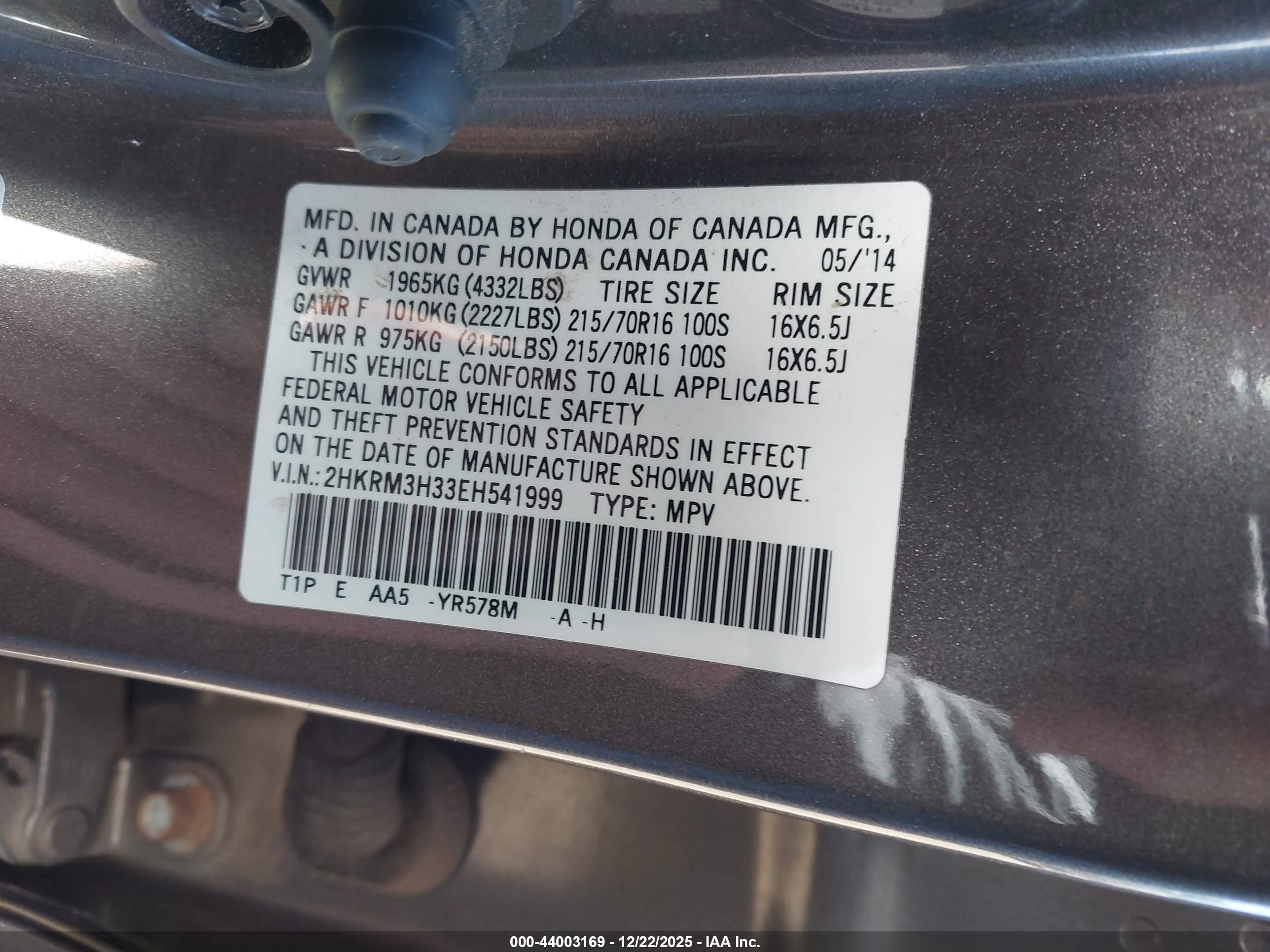 HONDA CR-V image 9