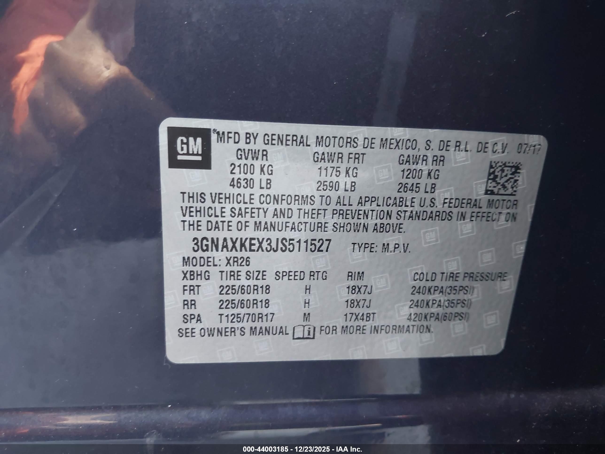 CHEVROLET EQUINOX image 9