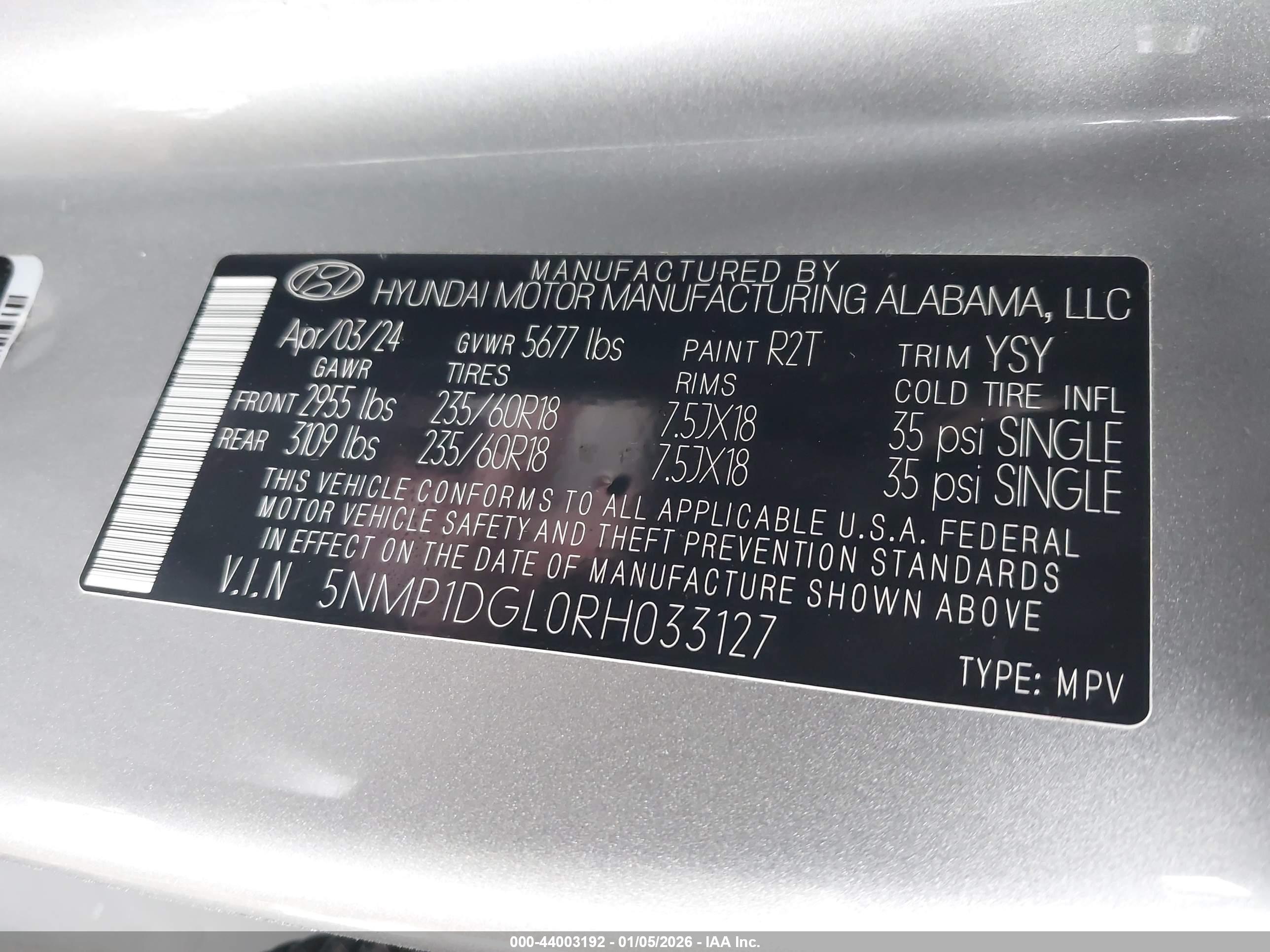 HYUNDAI SANTA image 9