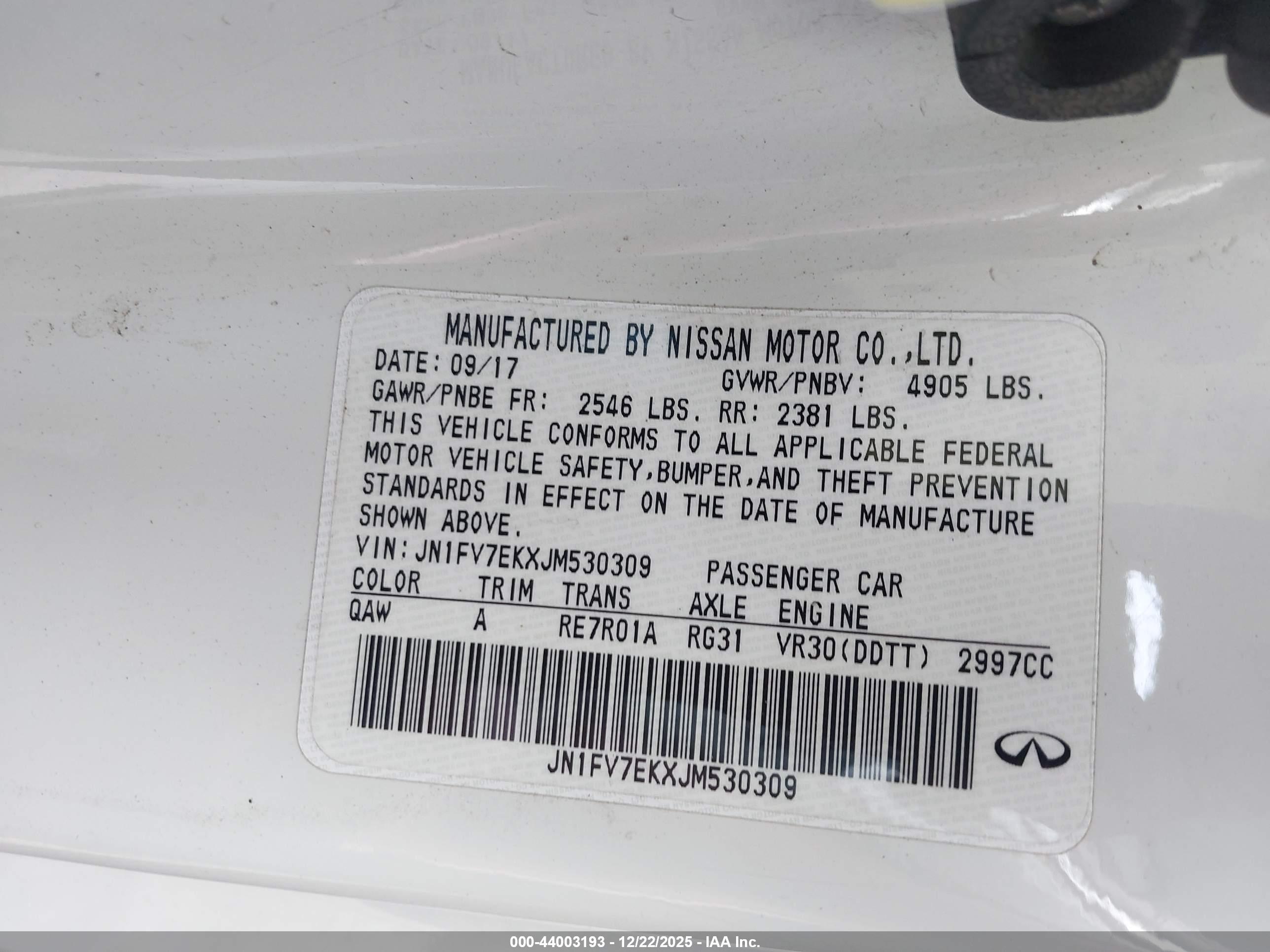 INFINITI Q60 image 9