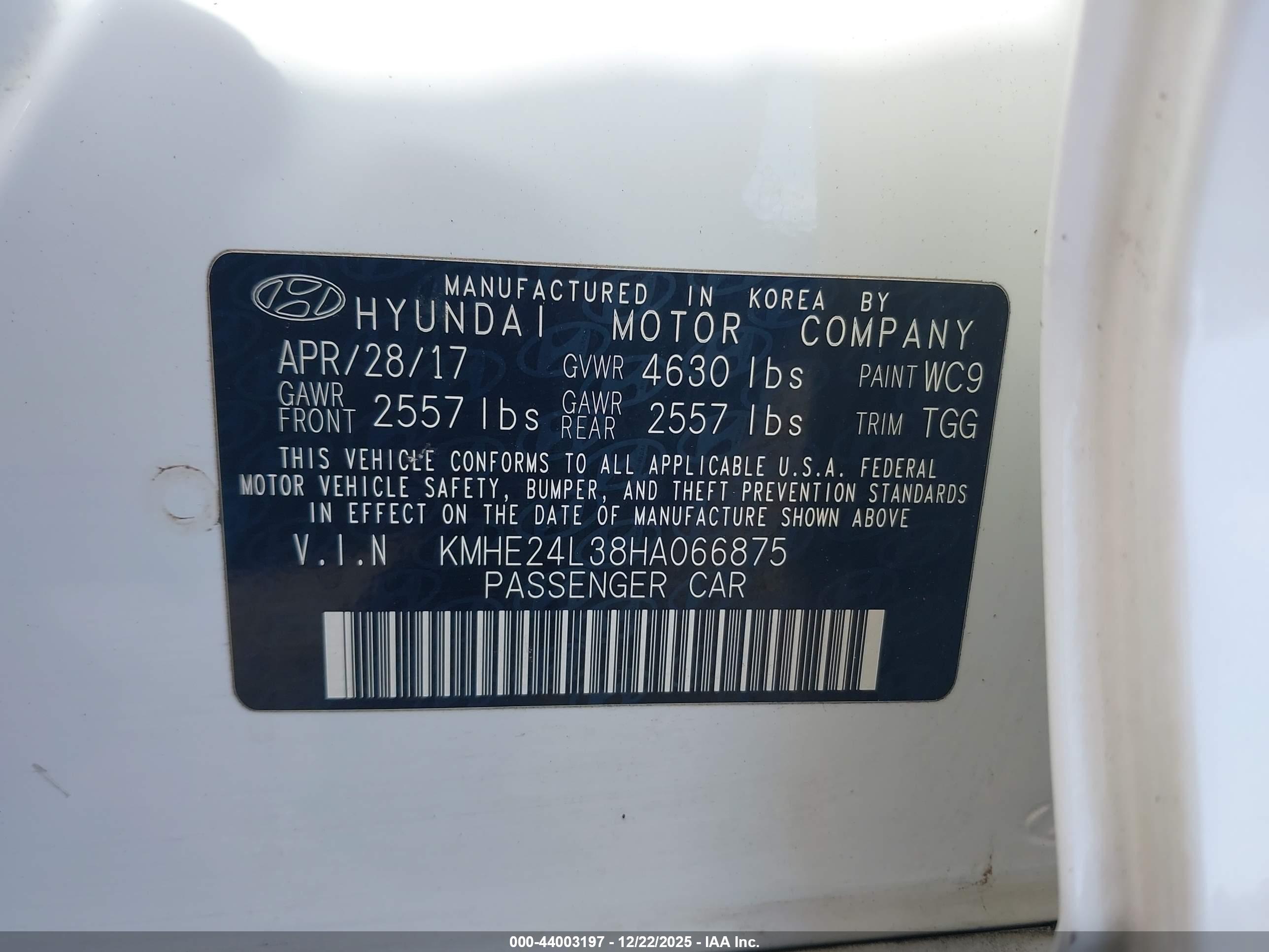 HYUNDAI SONATA image 9