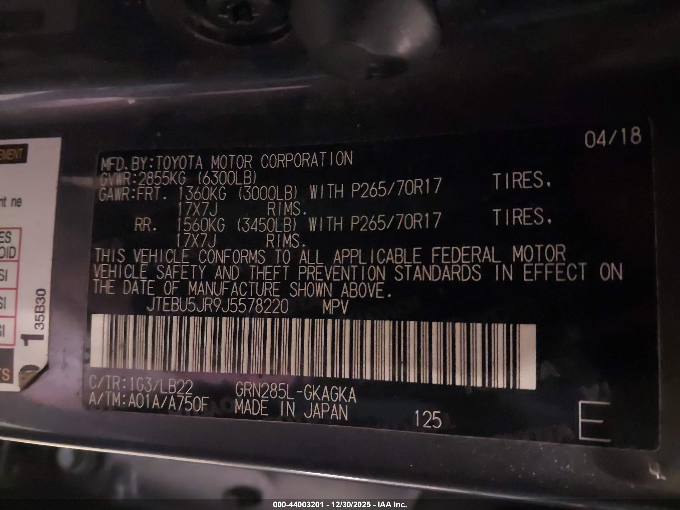 TOYOTA 4RUNNER image 9