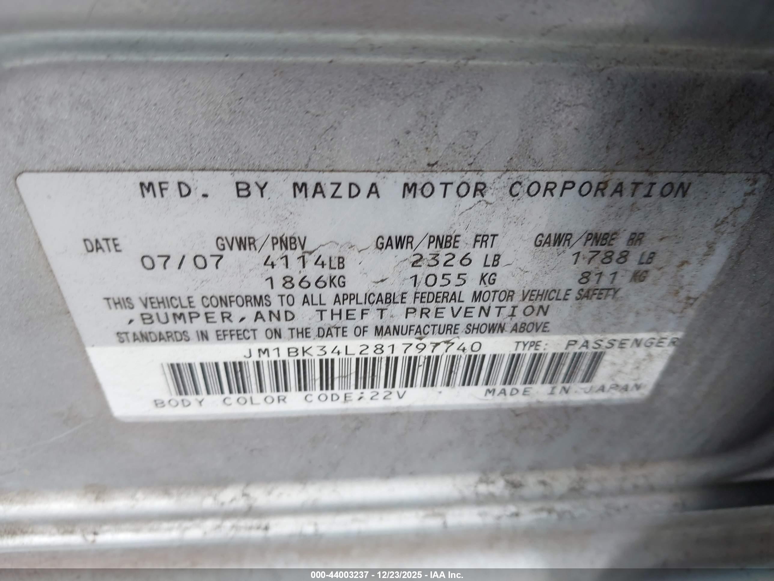 MAZDA MAZDASPEED3 image 9