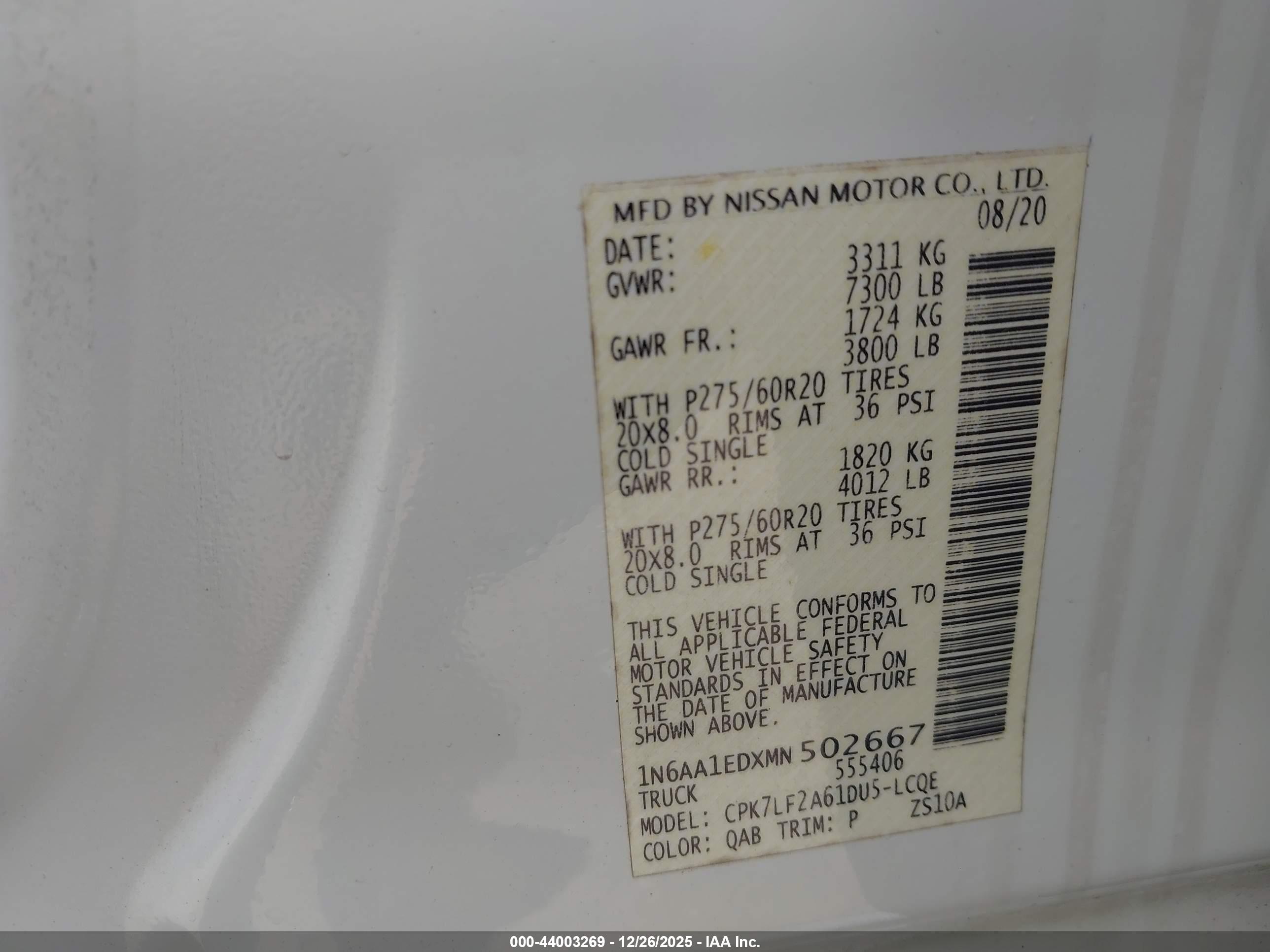 NISSAN TITAN image 9