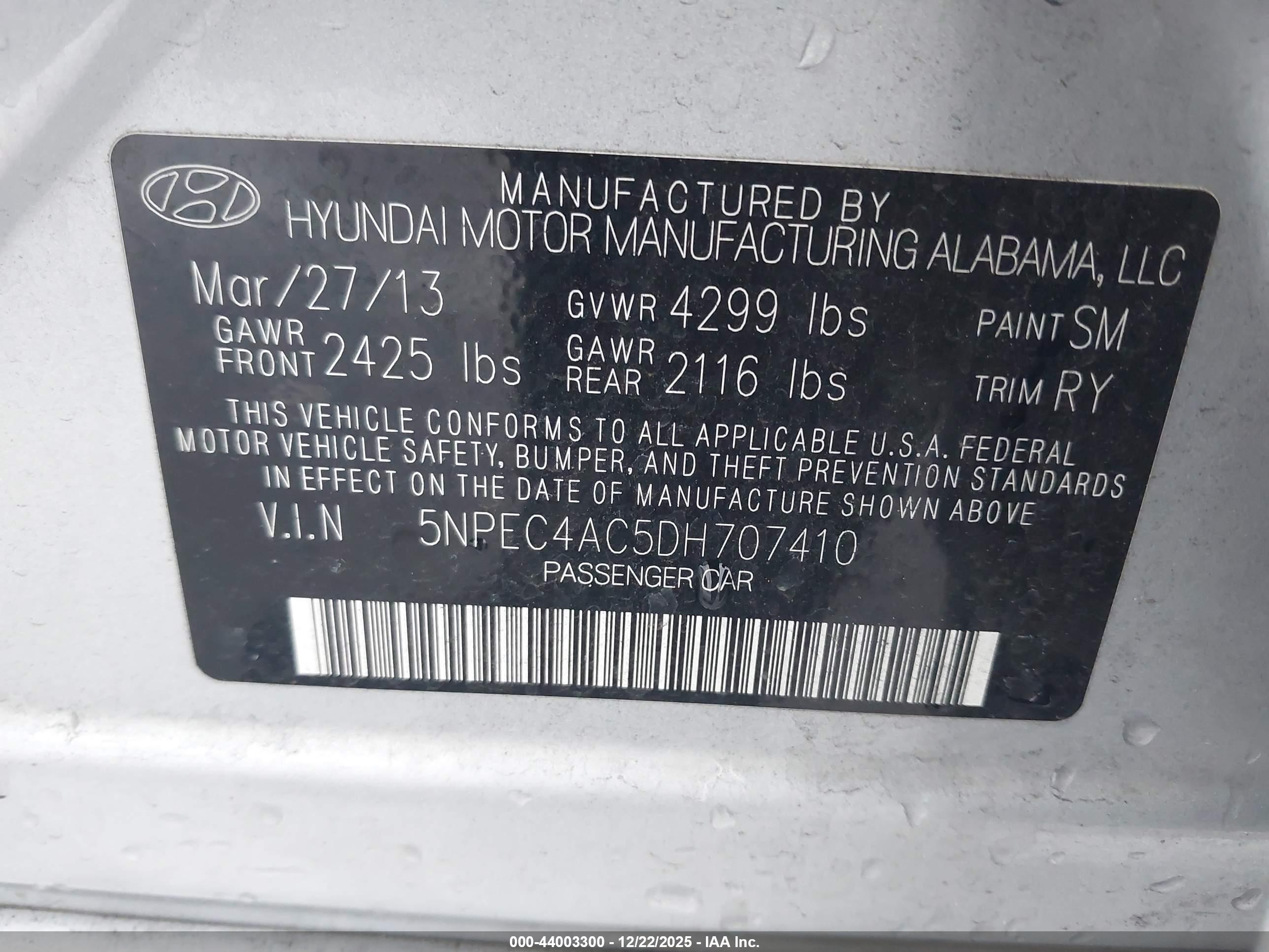 HYUNDAI SONATA image 9