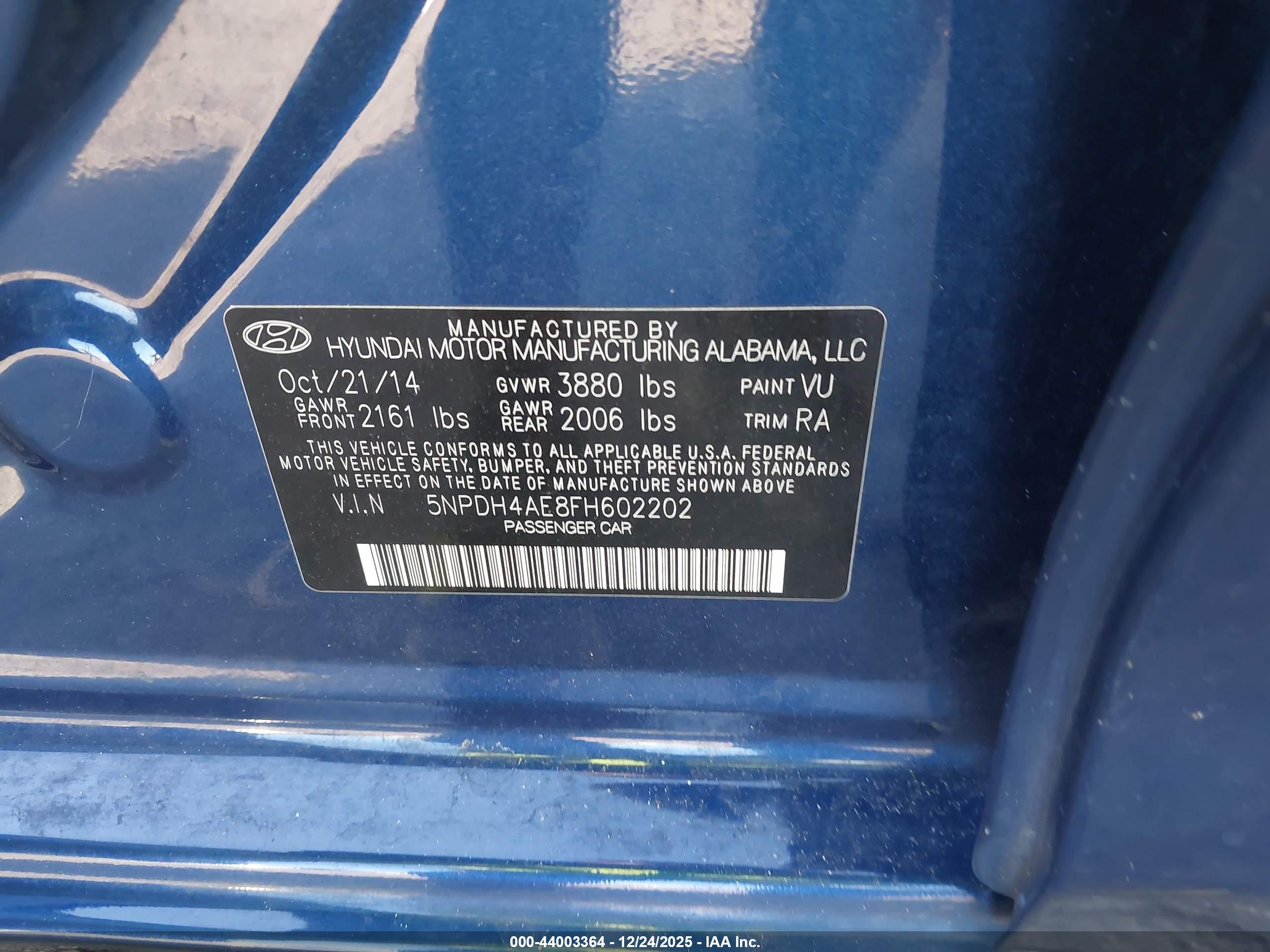HYUNDAI ELANTRA image 9