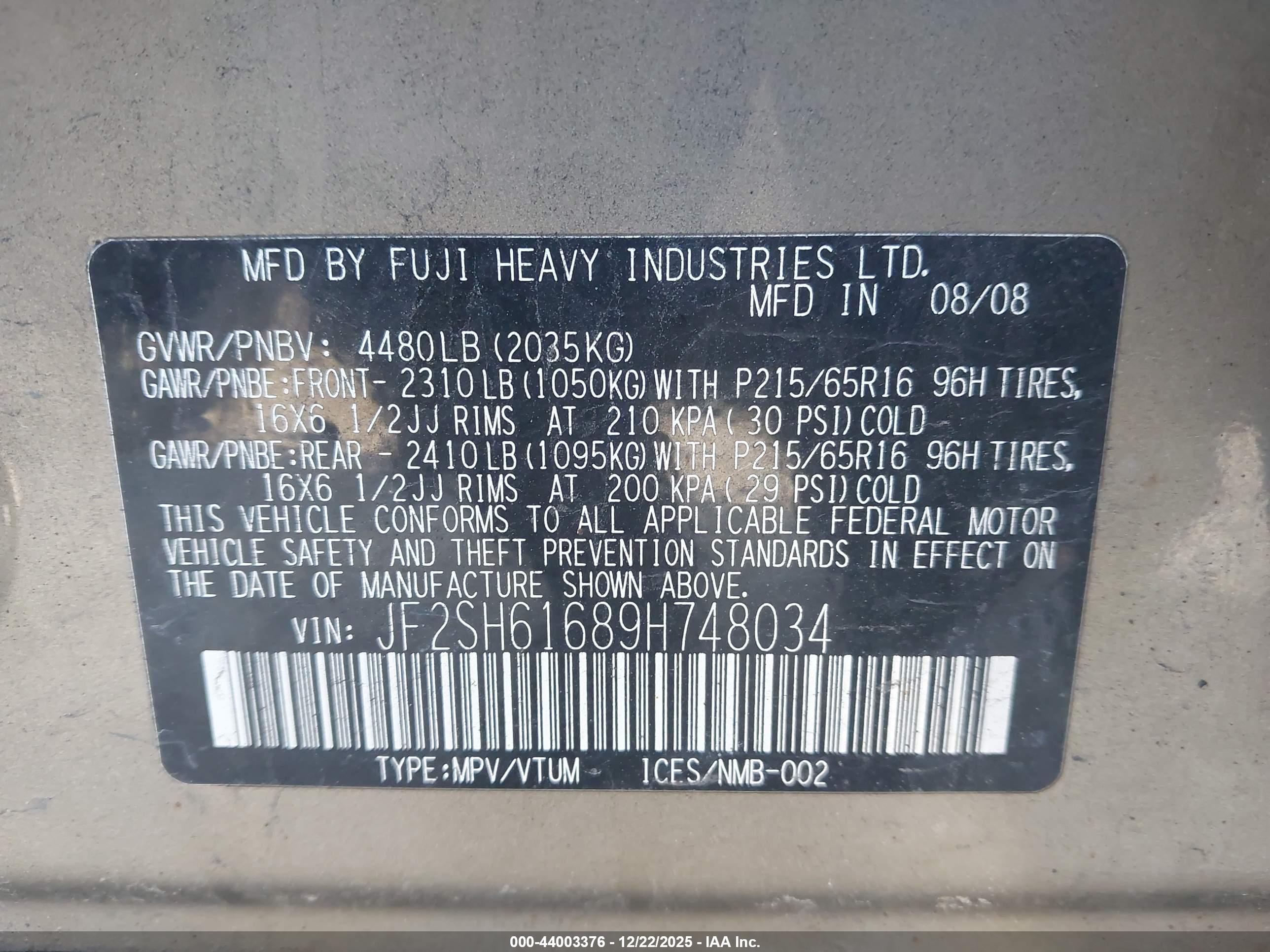 SUBARU FORESTER image 9