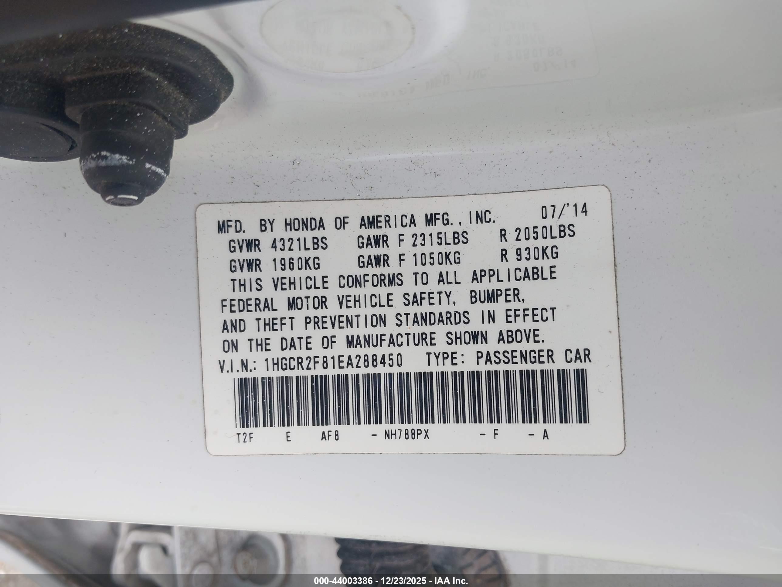HONDA ACCORD image 9