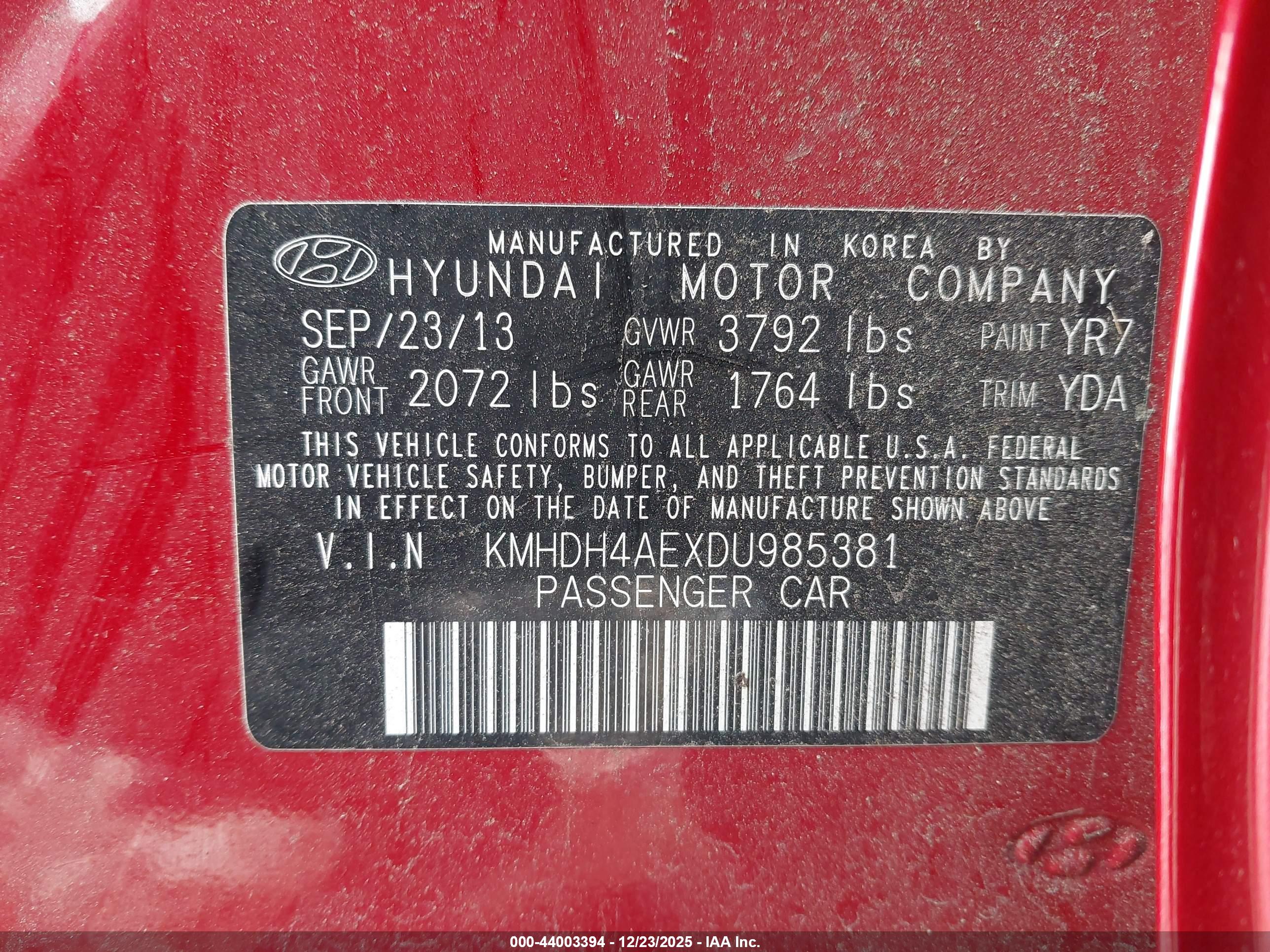 HYUNDAI ELANTRA image 9