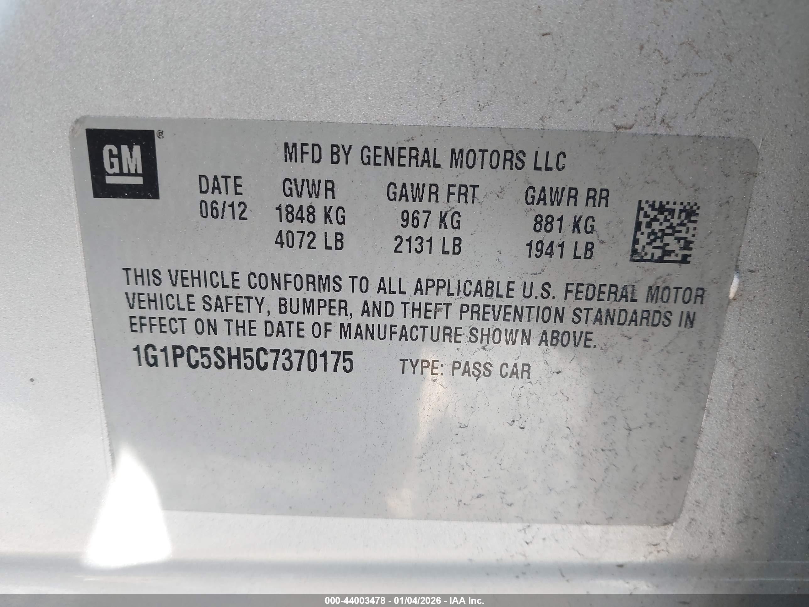 CHEVROLET CRUZE image 9