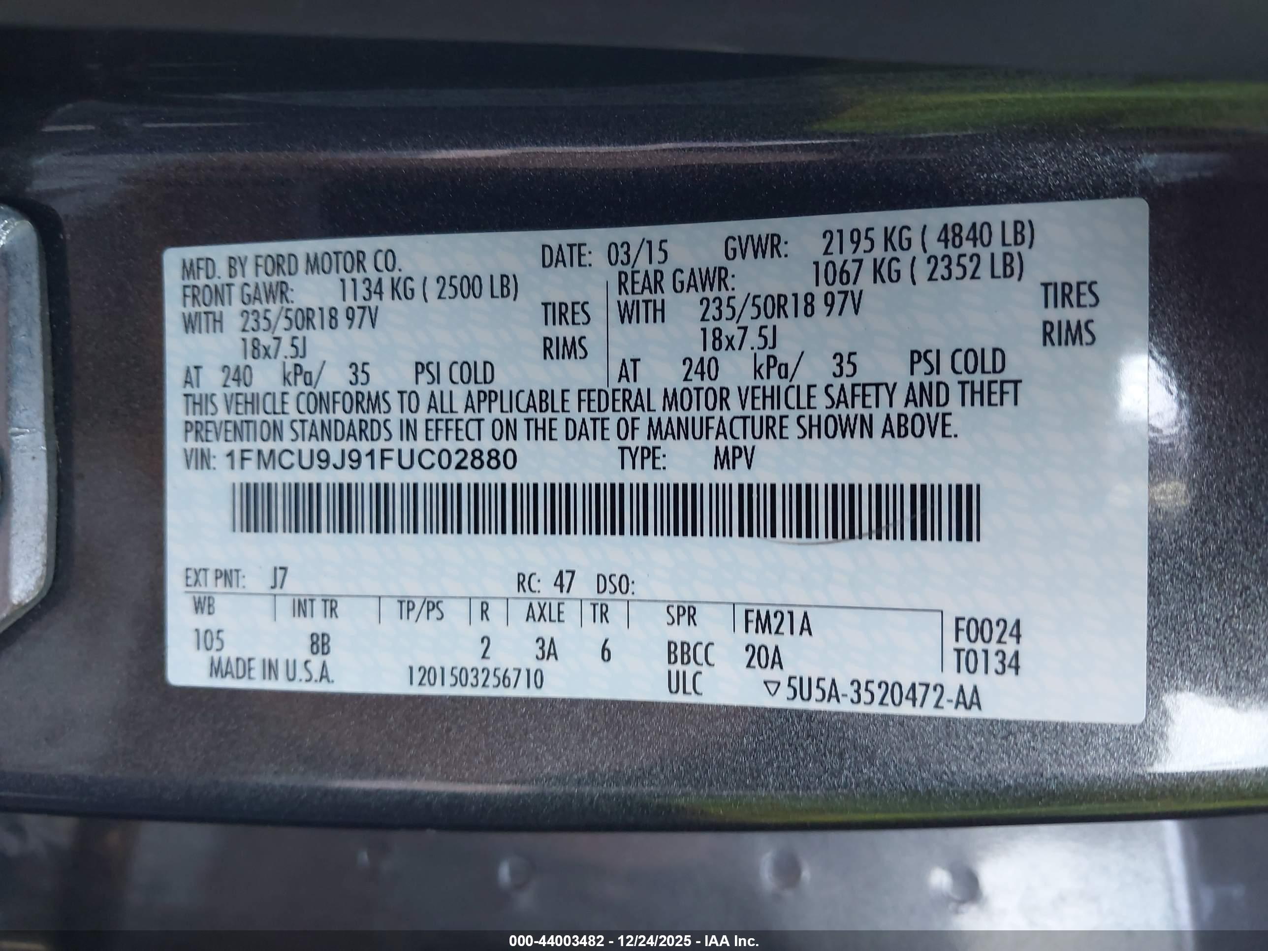 FORD ESCAPE image 9