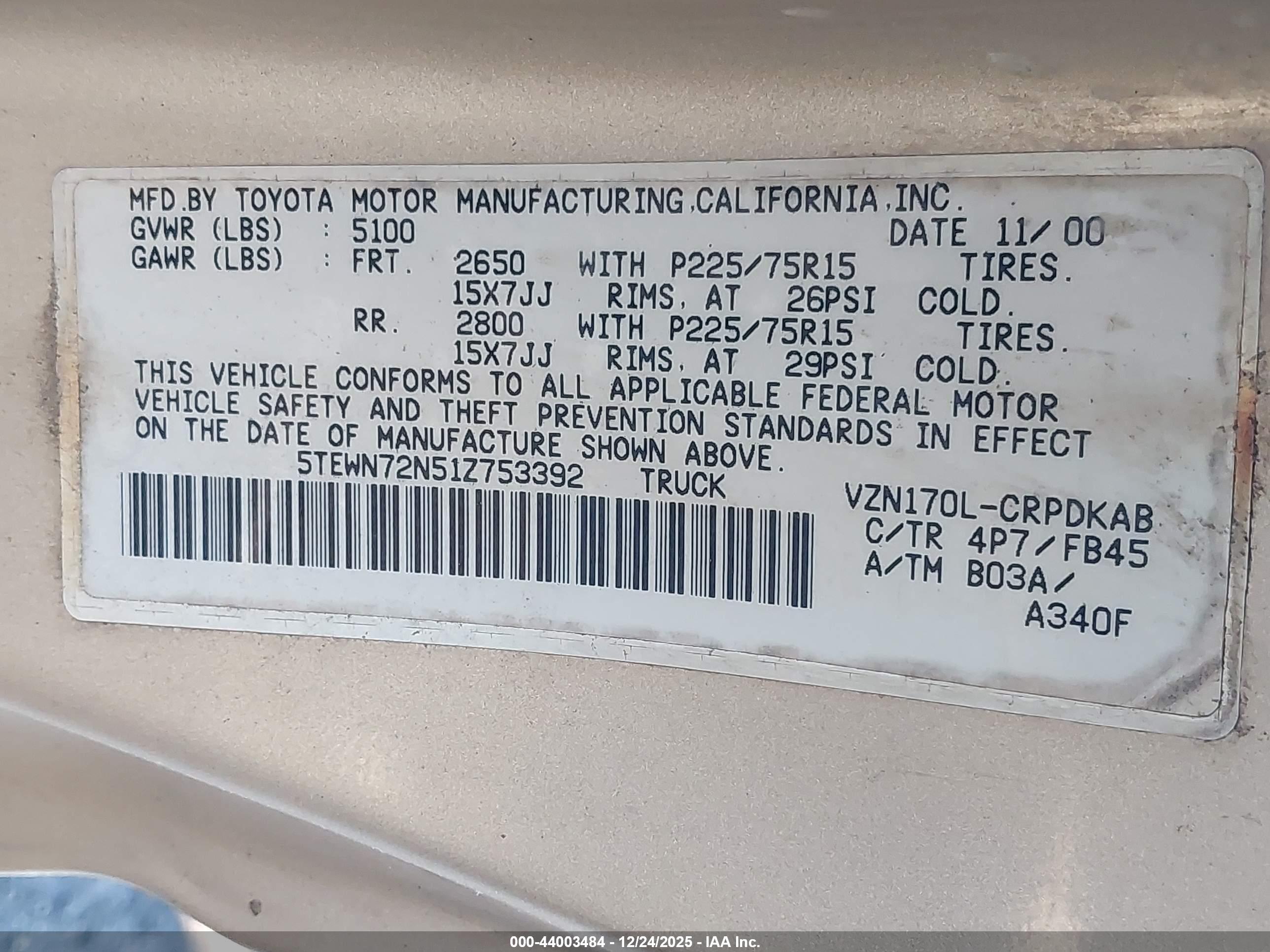 TOYOTA TACOMA image 9