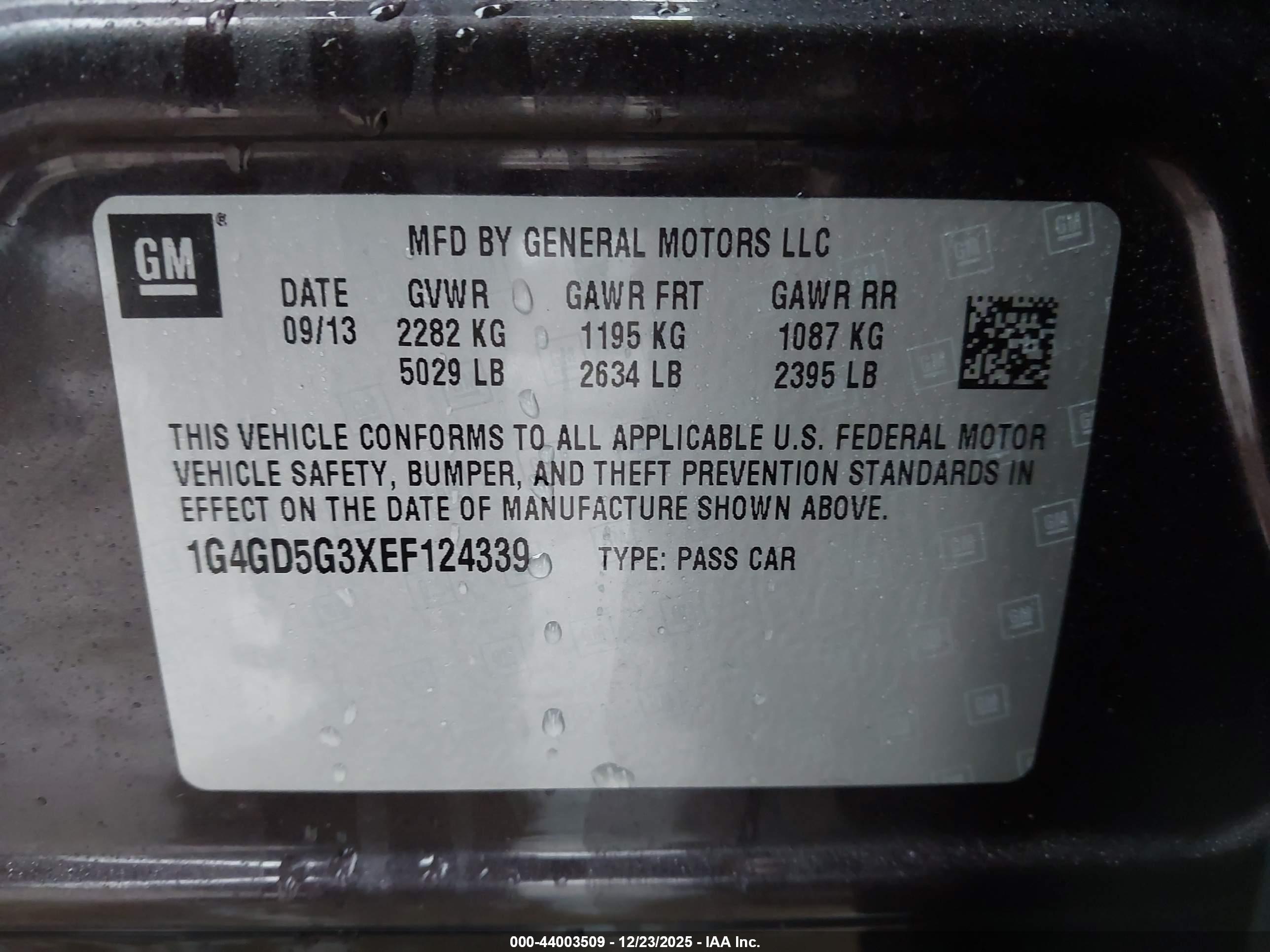 BUICK LACROSSE image 9