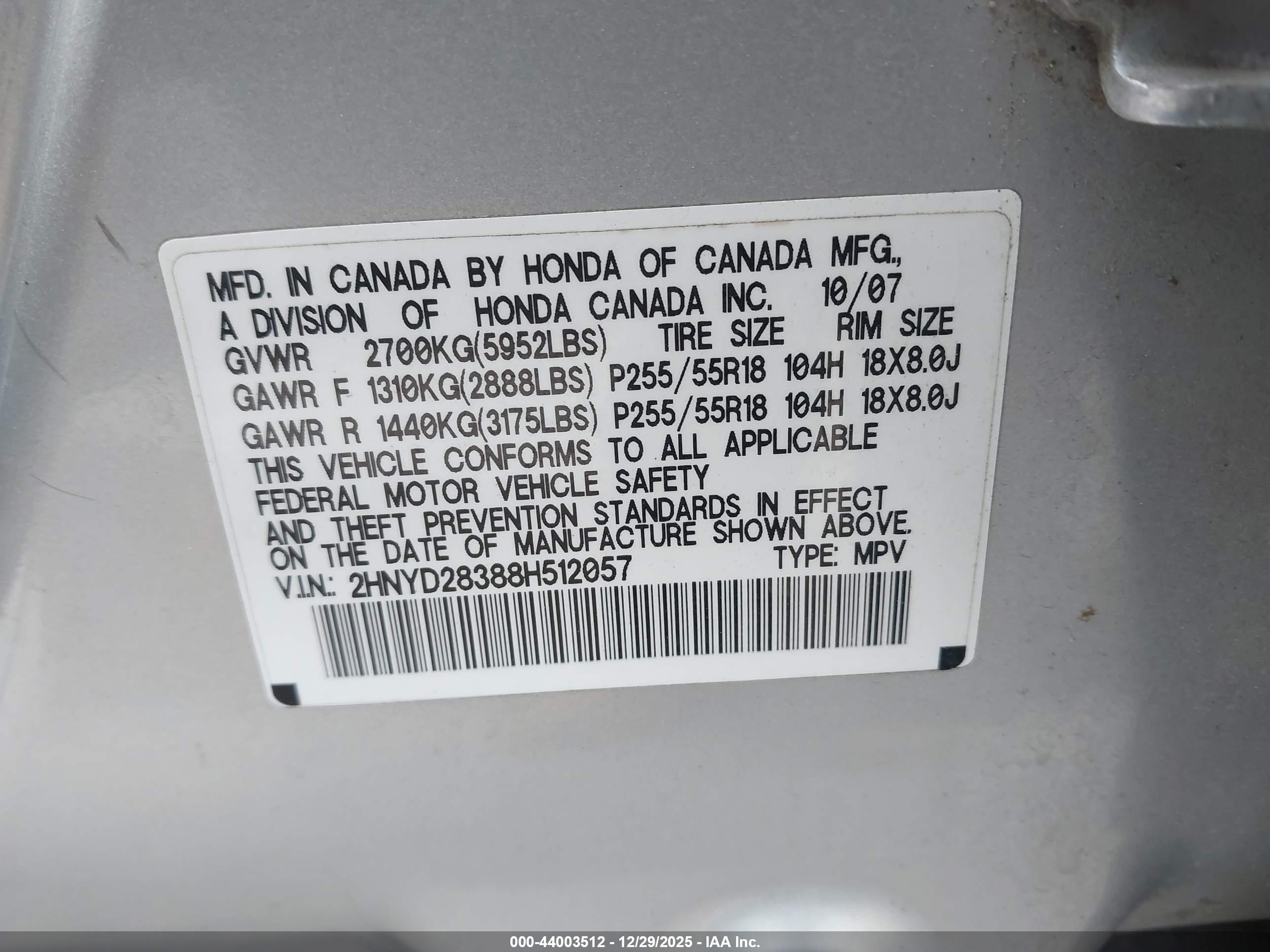 ACURA MDX image 9