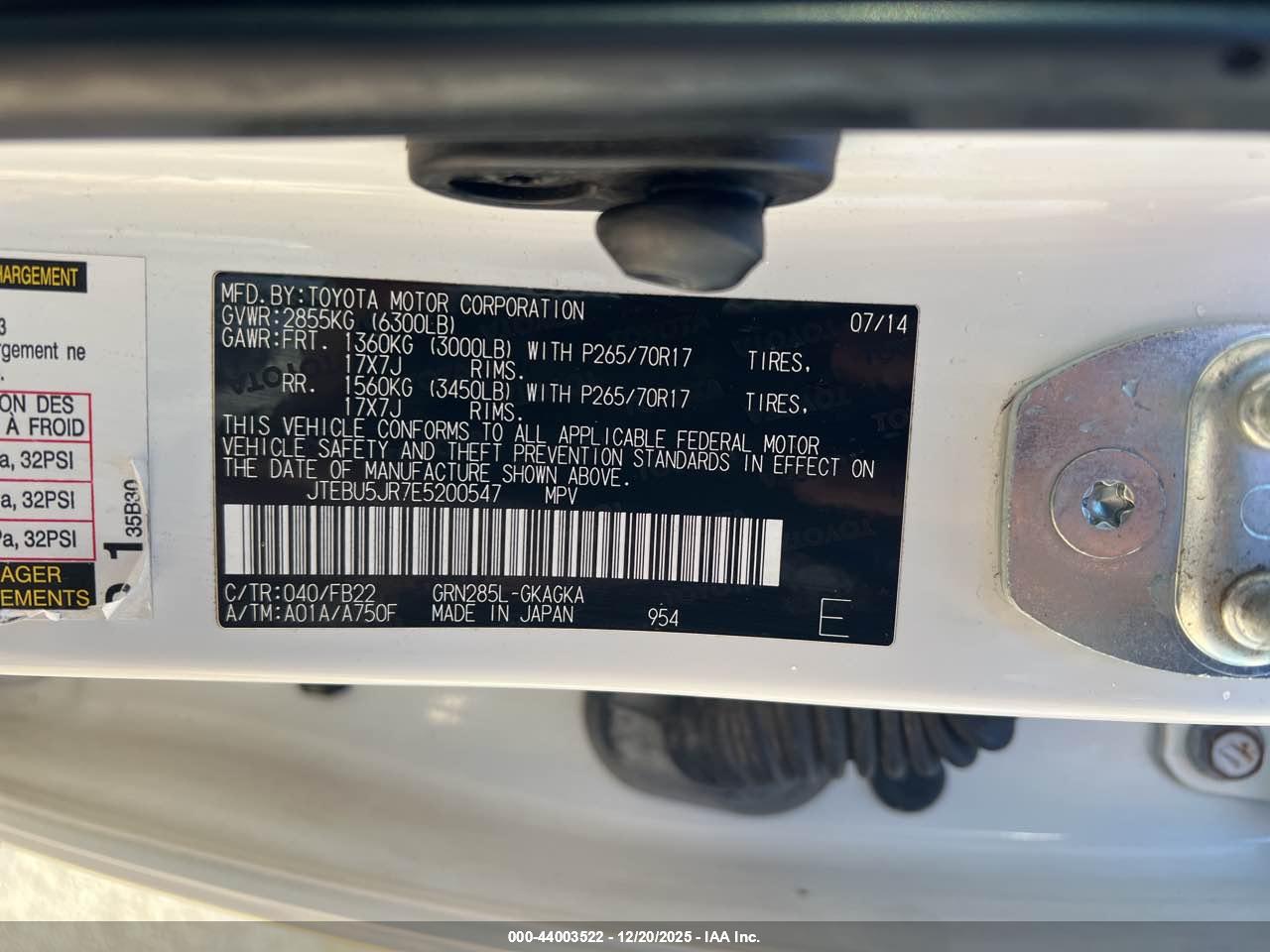 TOYOTA 4RUNNER image 9