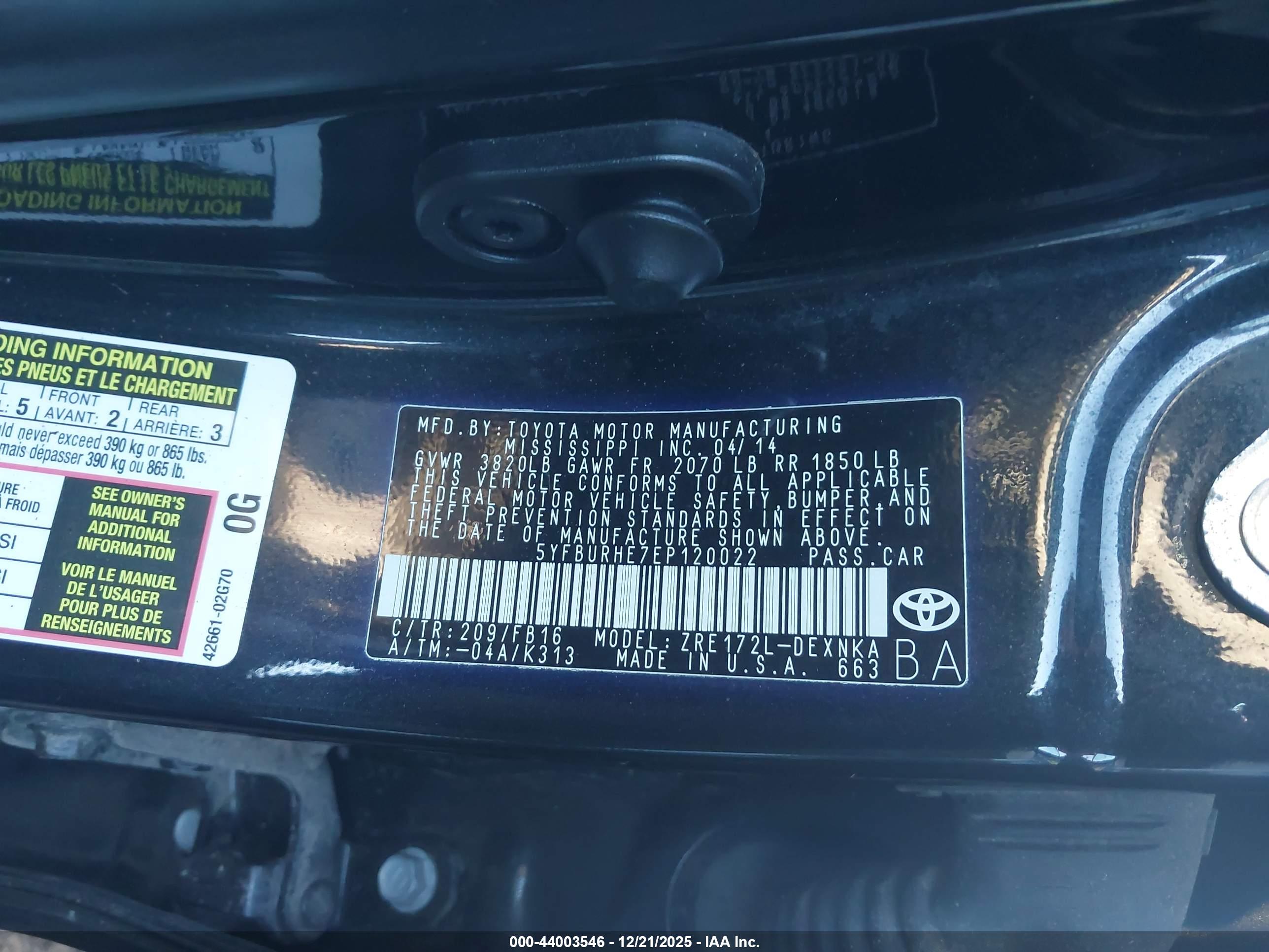 TOYOTA COROLLA image 9