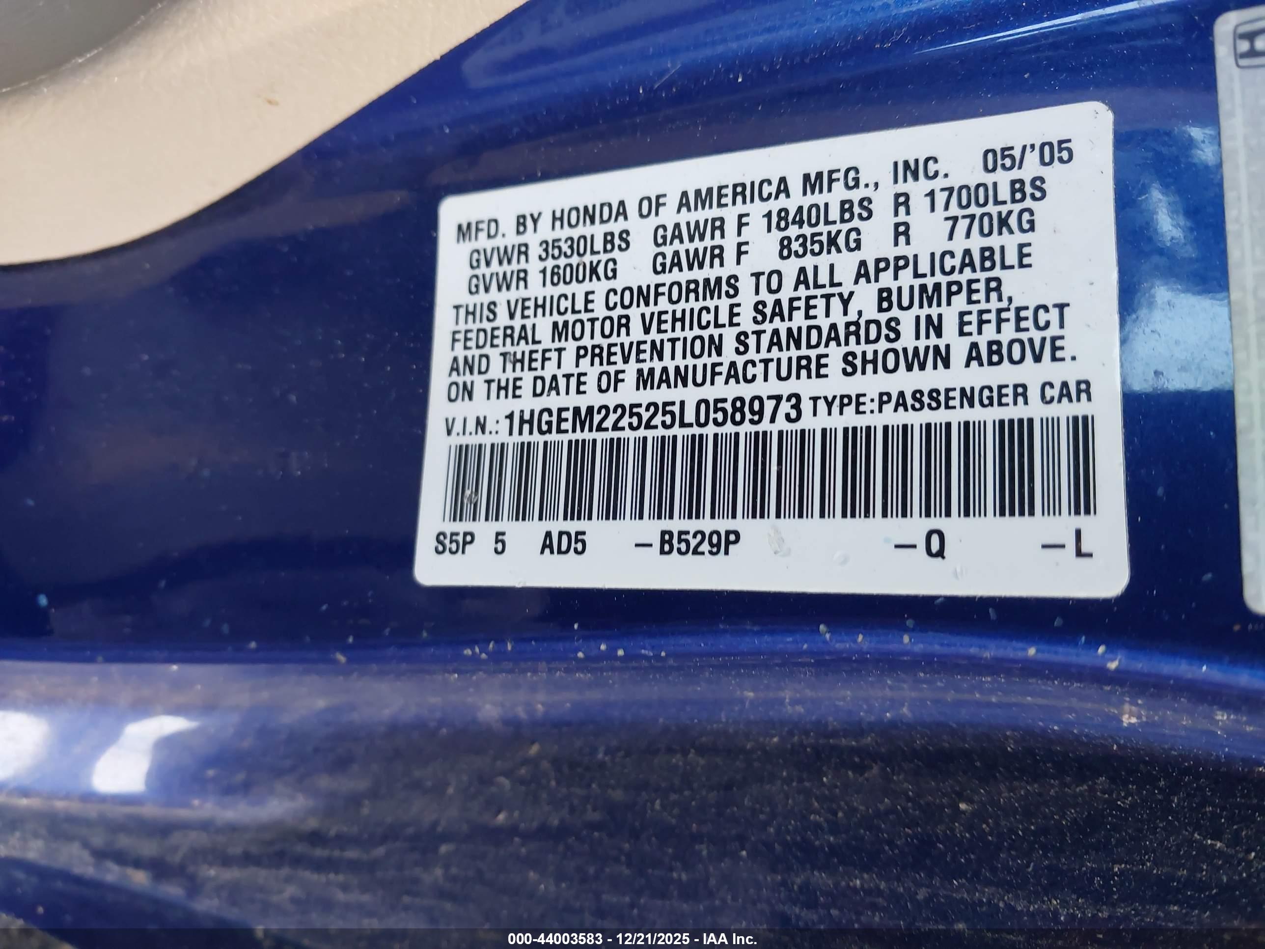 HONDA CIVIC image 9