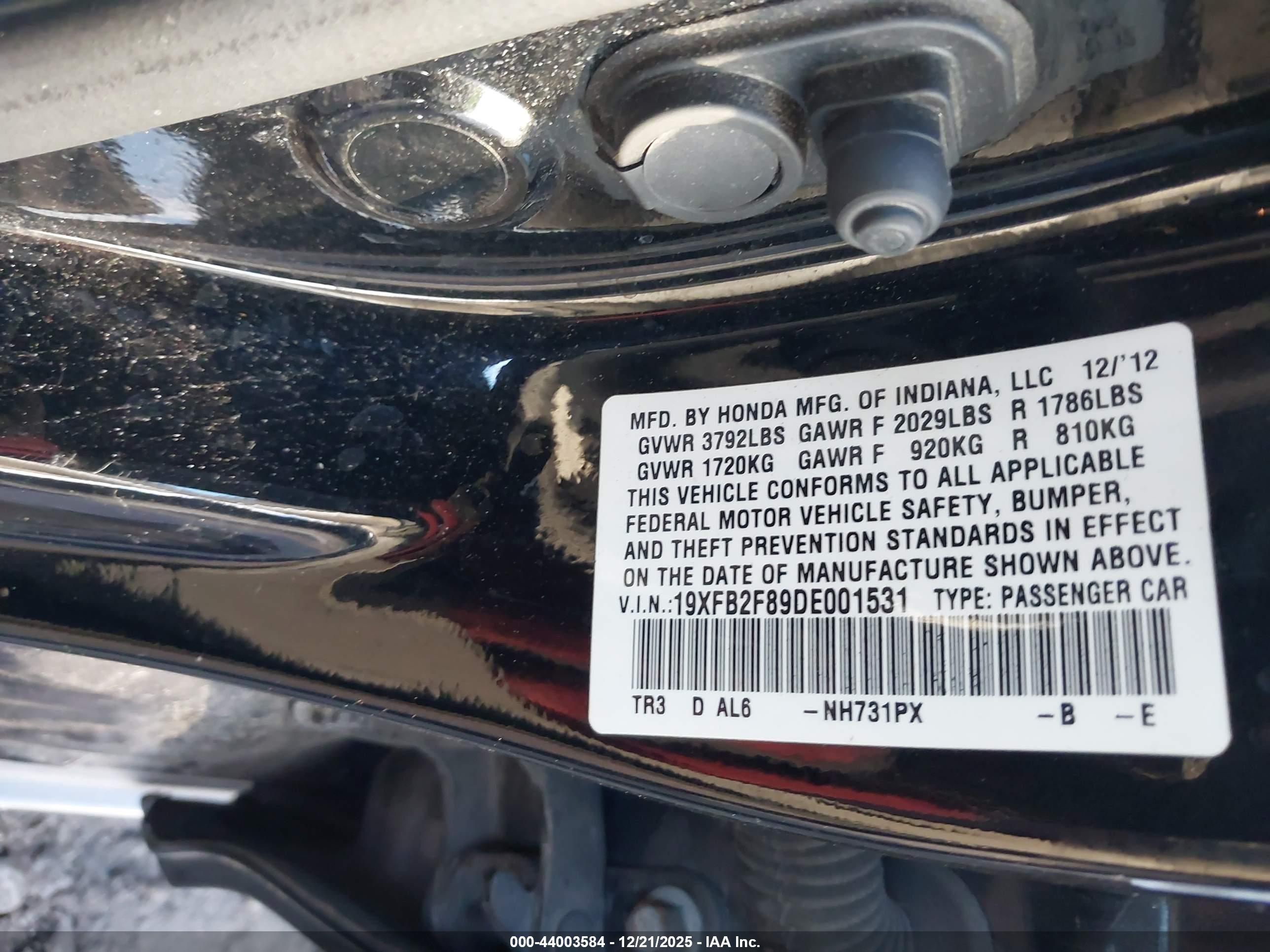 HONDA CIVIC image 9