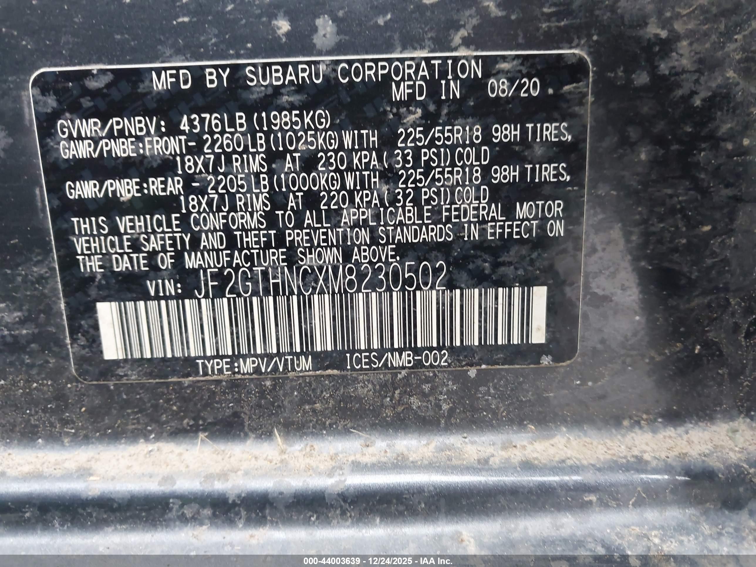 SUBARU CROSSTREK image 9