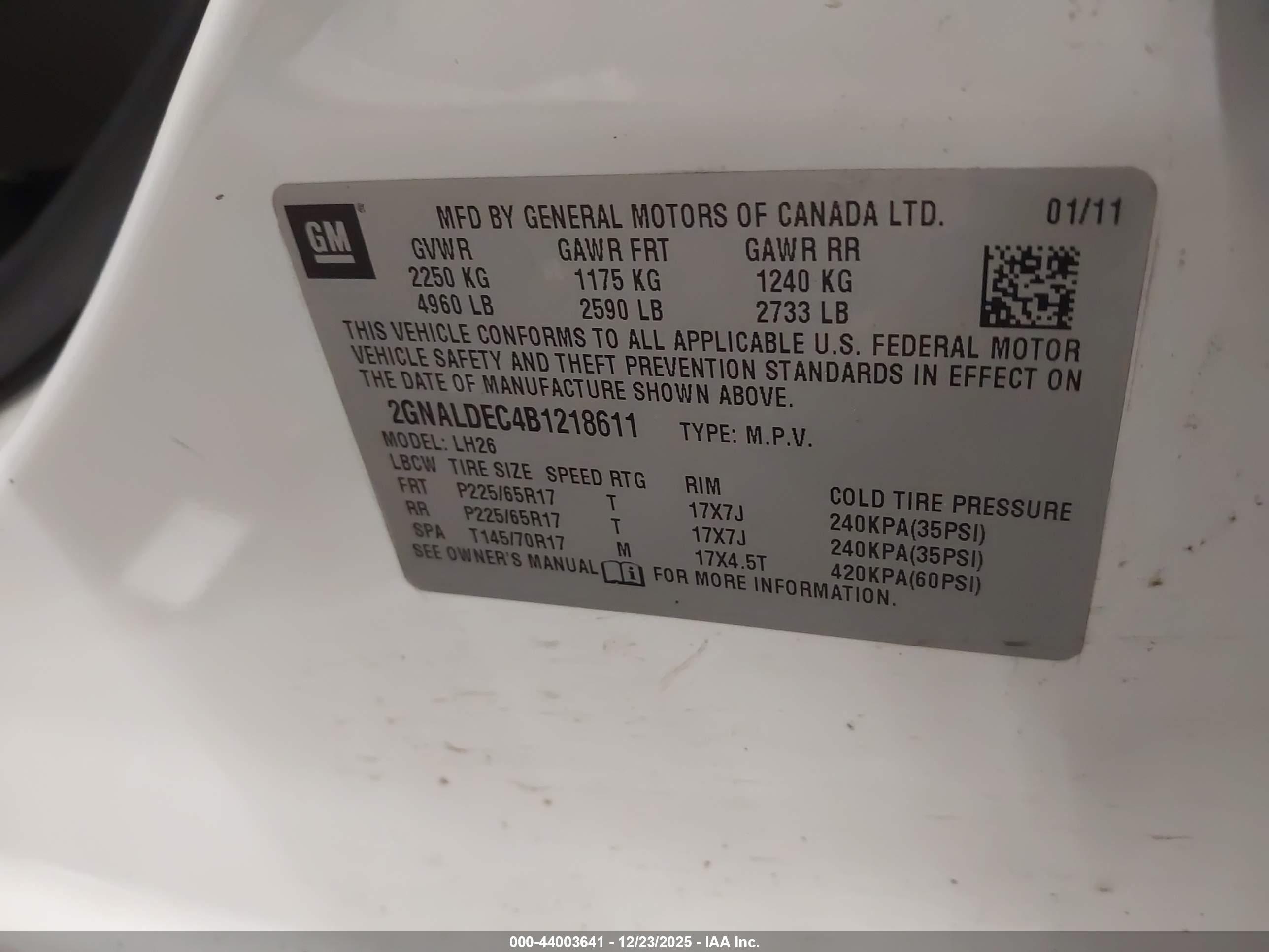 CHEVROLET EQUINOX image 9