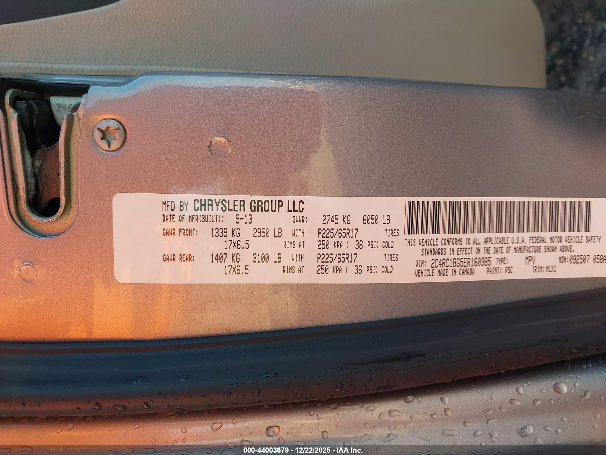 CHRYSLER TOWN image 9
