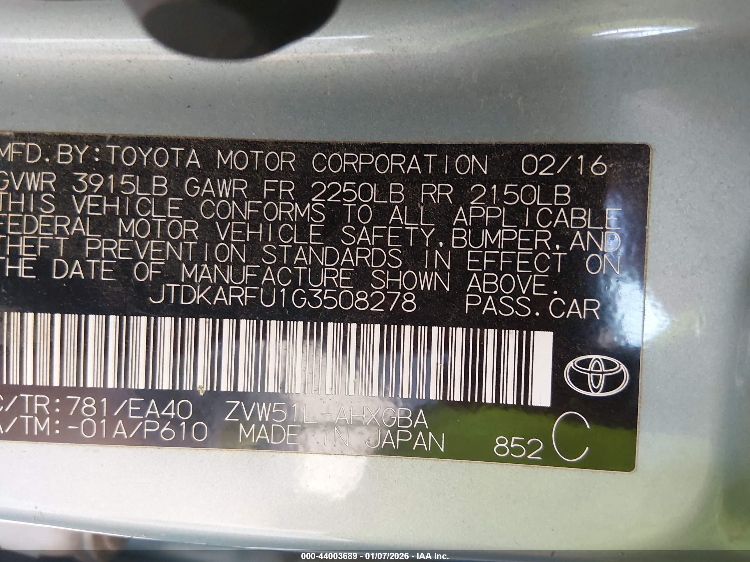 TOYOTA PRIUS image 9