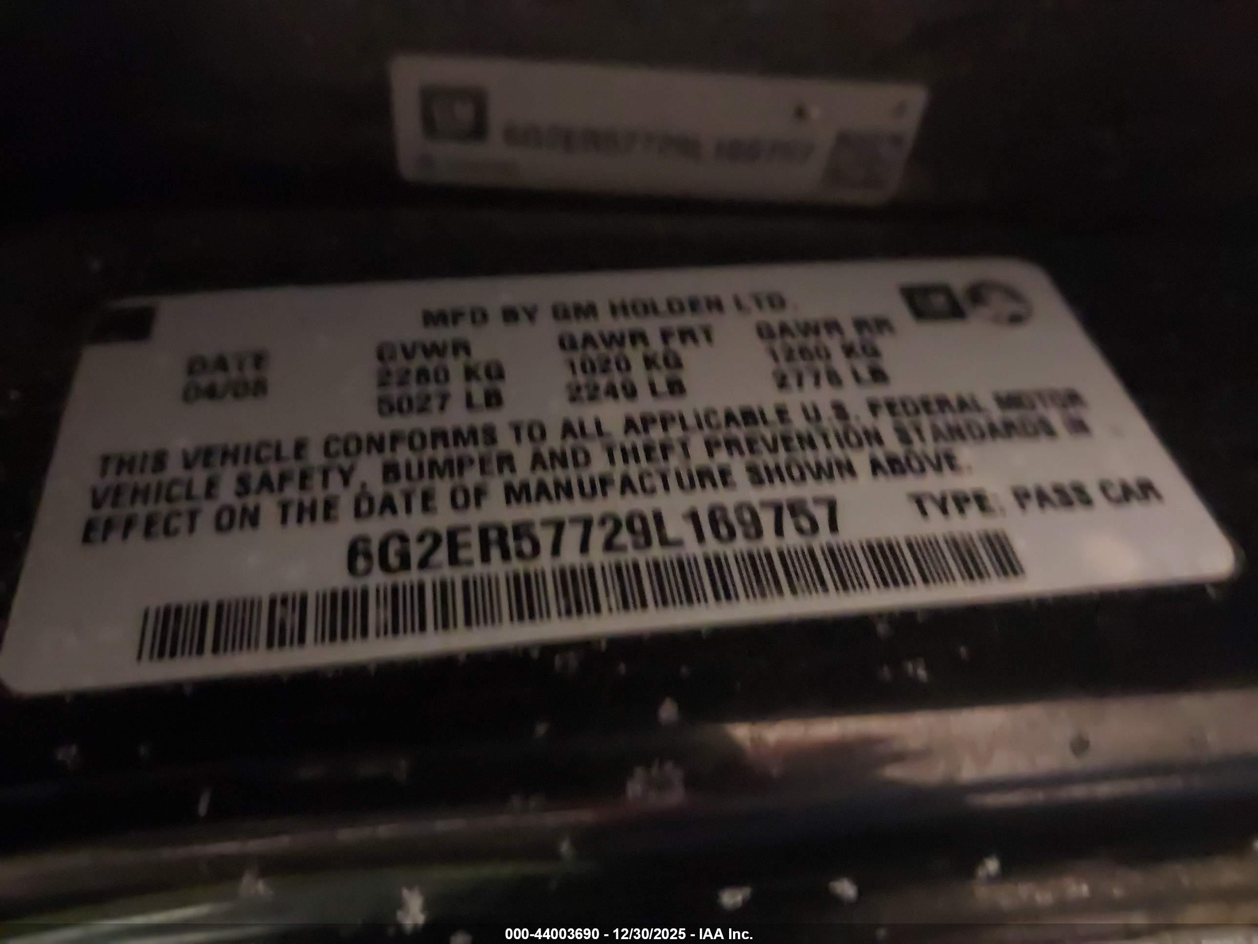 PONTIAC G8 image 9